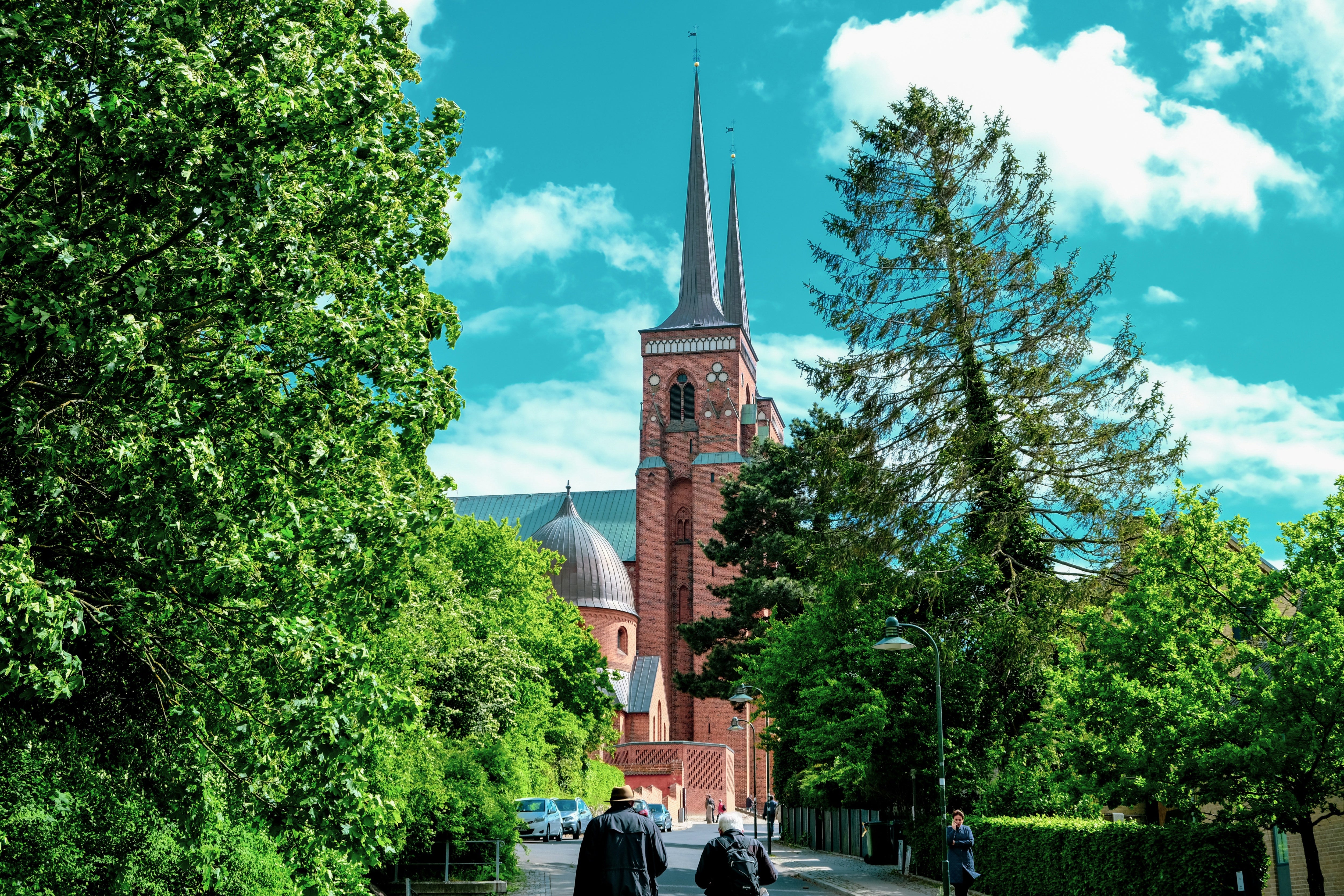 Roskilde’s skyline is defined by the cathedral’s twin spires