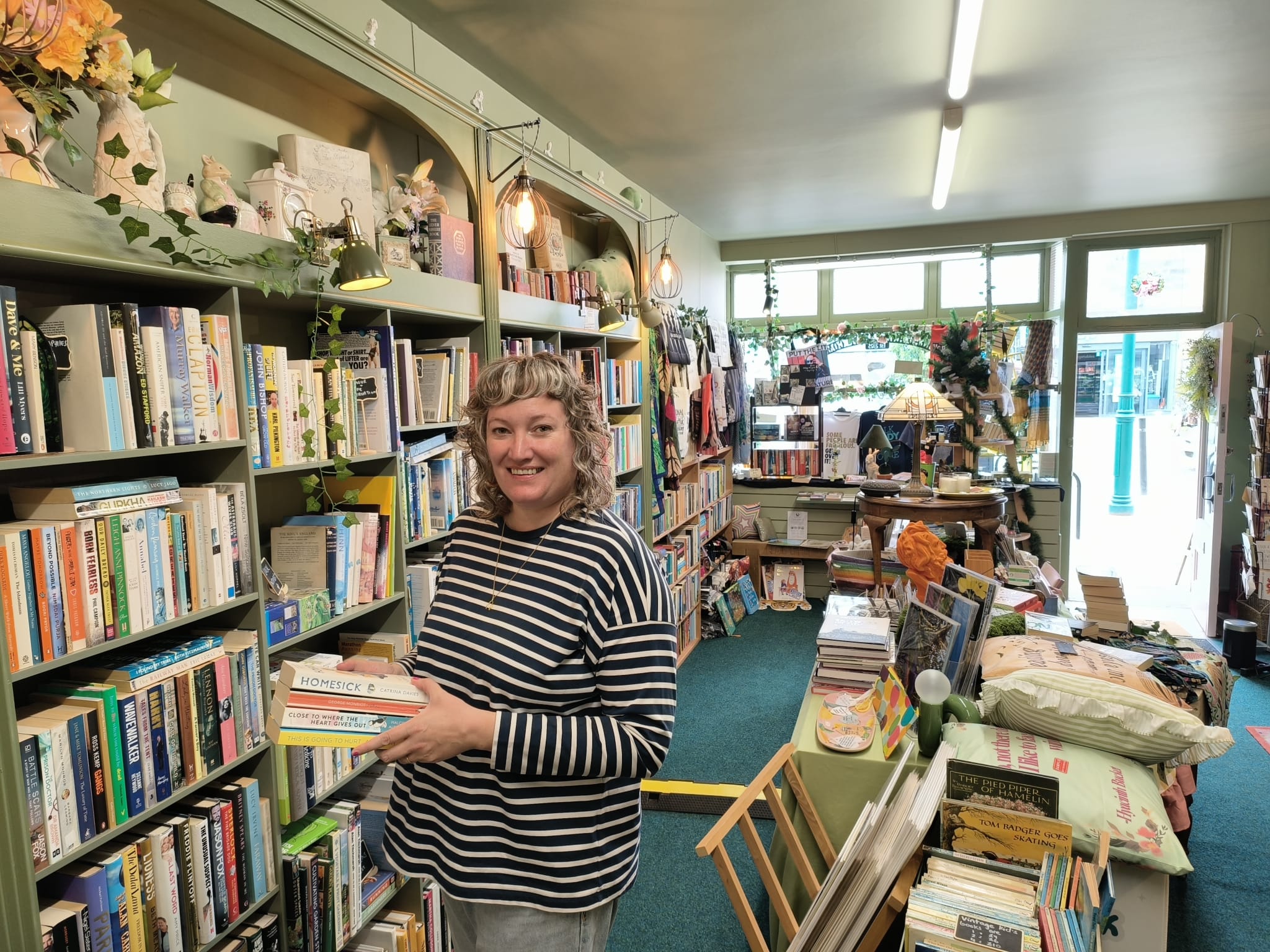 Joanna Whitehead has long fantasised about running a bookshop