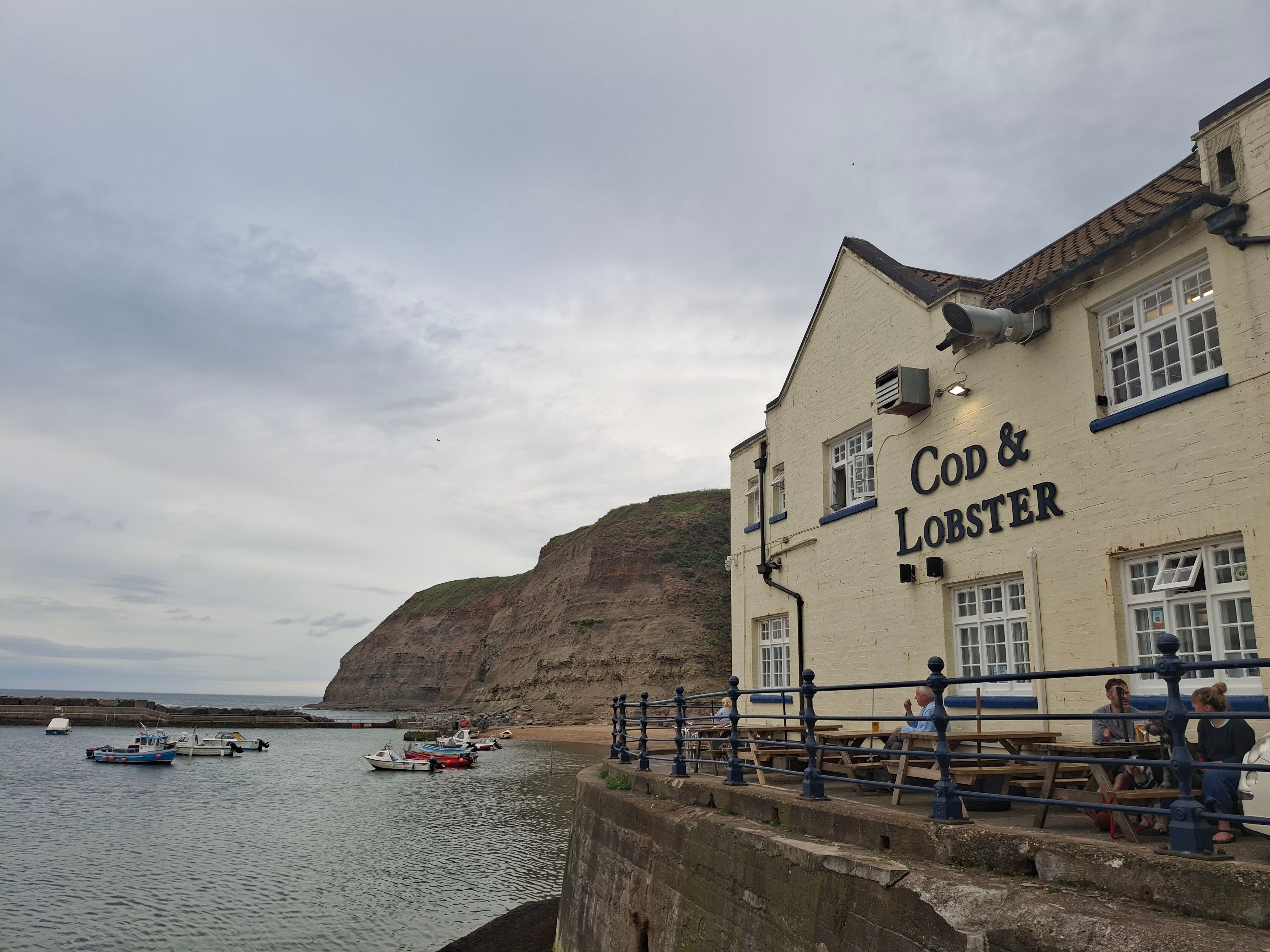 The Cod and Lobster has been washed away by North Sea storms at least four times