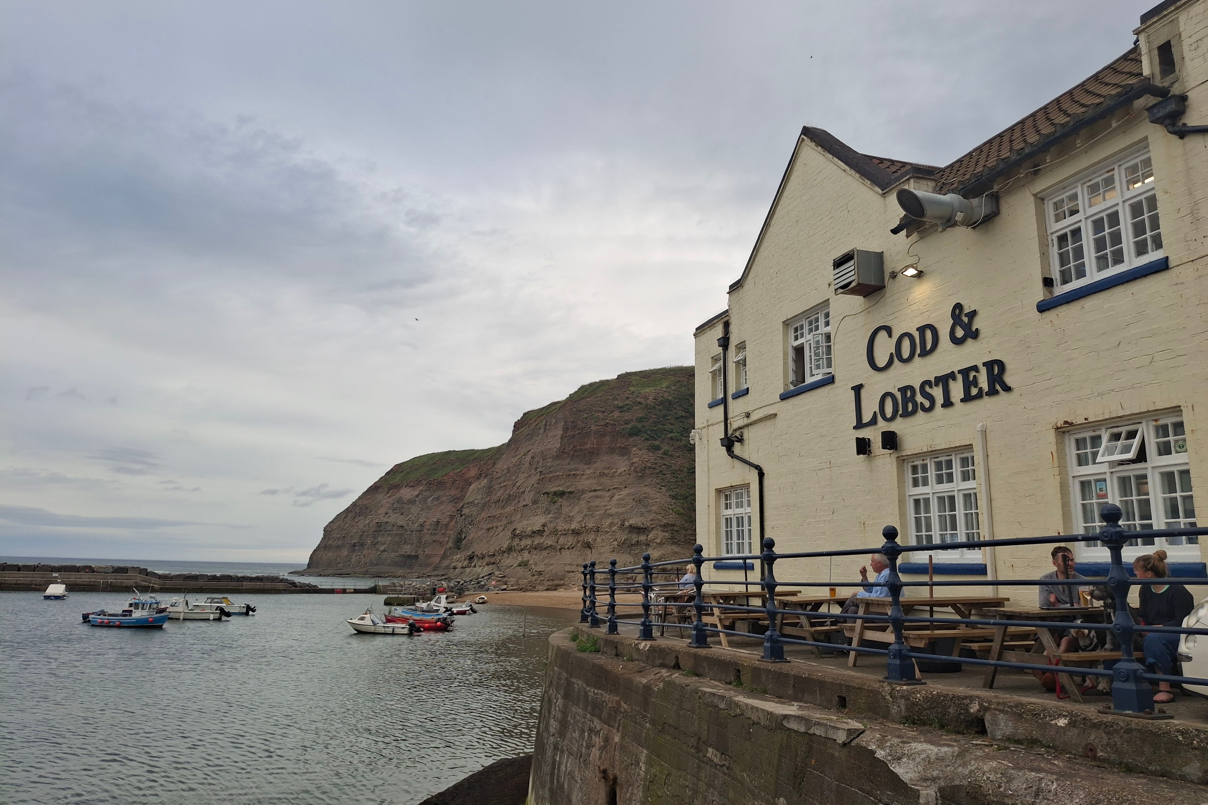 The Cod and Lobster has been washed away by North Sea storms at least four times (Joanna Whitehead)