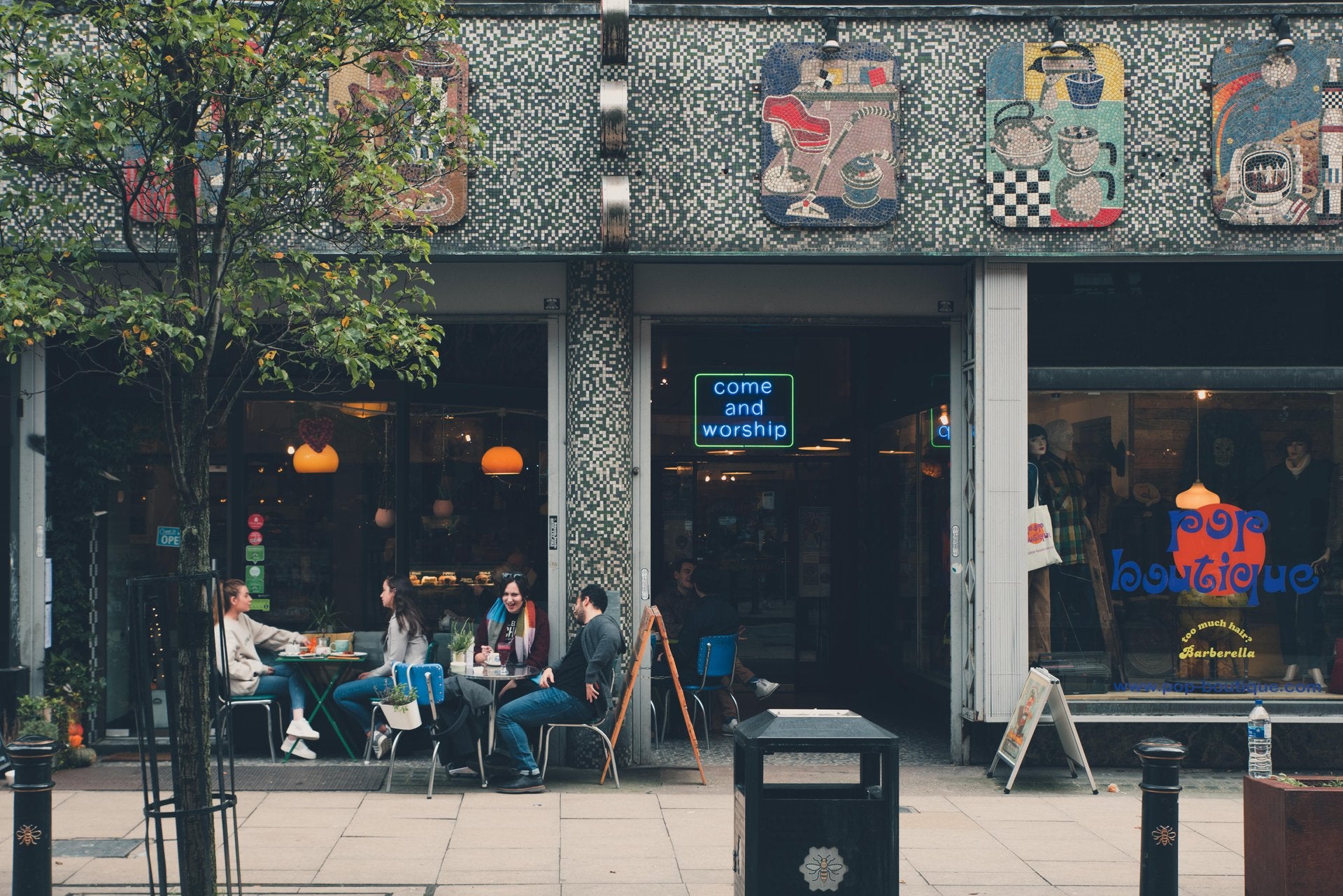 Many of the Northern Quarter's independent shops, cafes and bars are clustered around Oldham Street