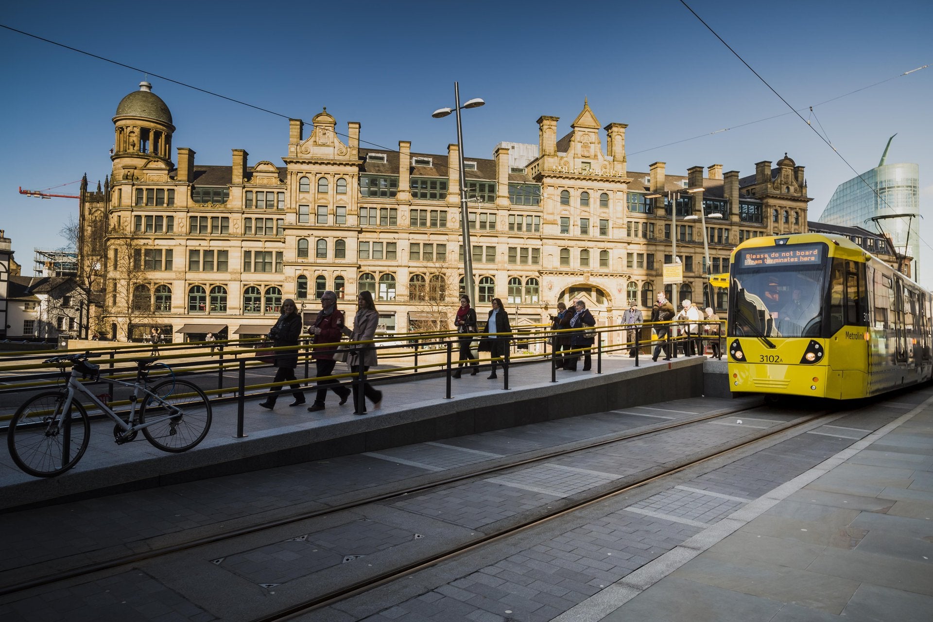 Metrolink stops in Manchester are step-free with level boarding