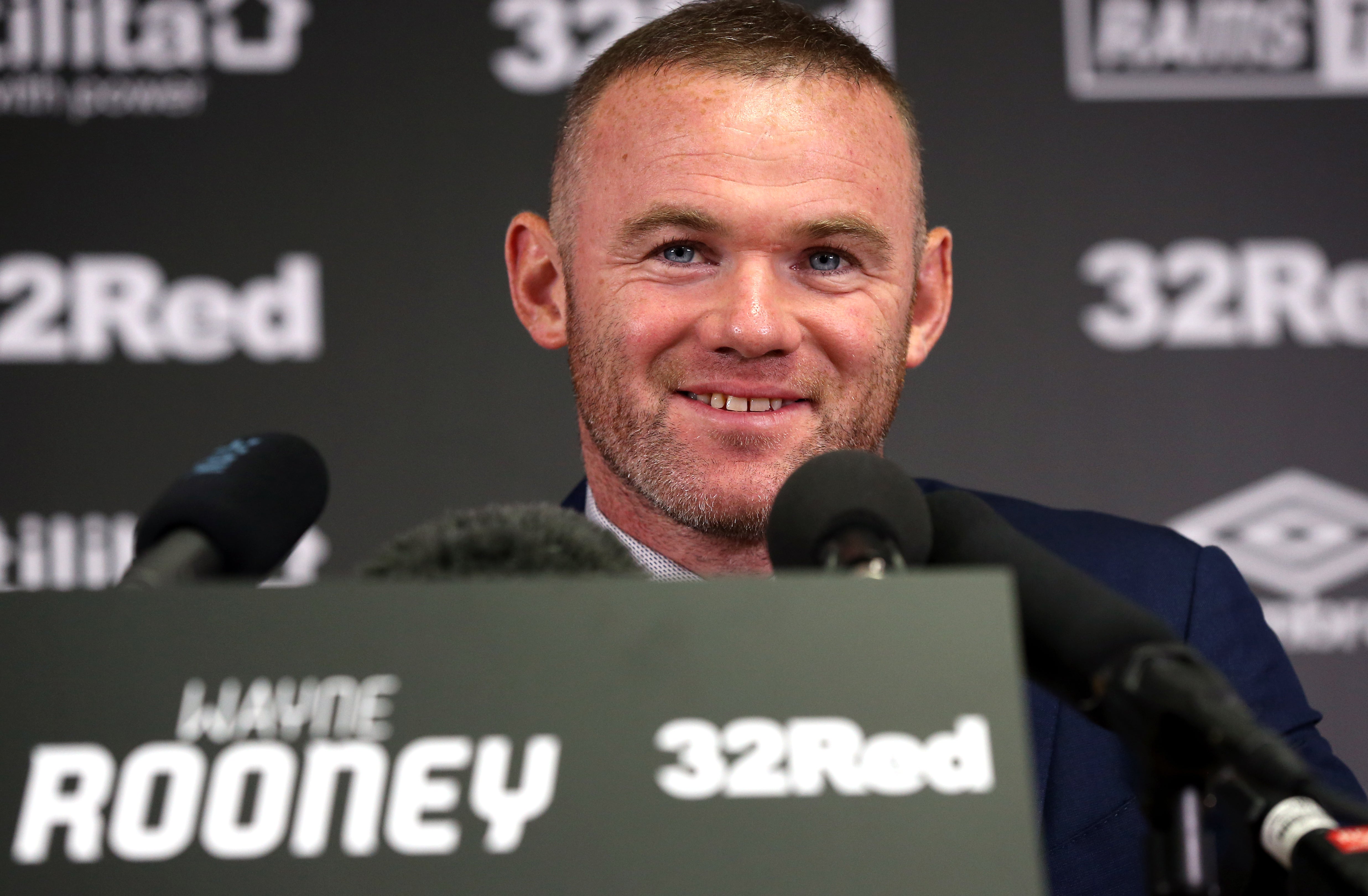 Wayne Rooney joined Derby after leaving DC United (Barrington Coombs/PA) (PA Archive)