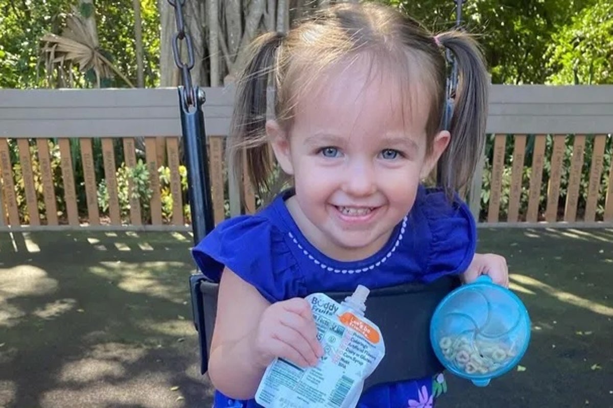 Three-year-old girl dies after becoming trapped in kitchen playset