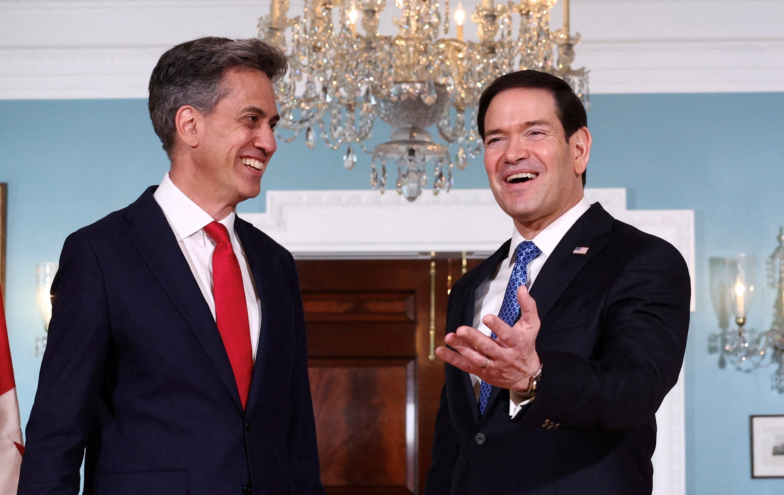 Mr Miliband was invited to the US capital by Mr Rubio after their recent first meeting on the sidelines of a foreign ministers’ summit in the Philippines last month