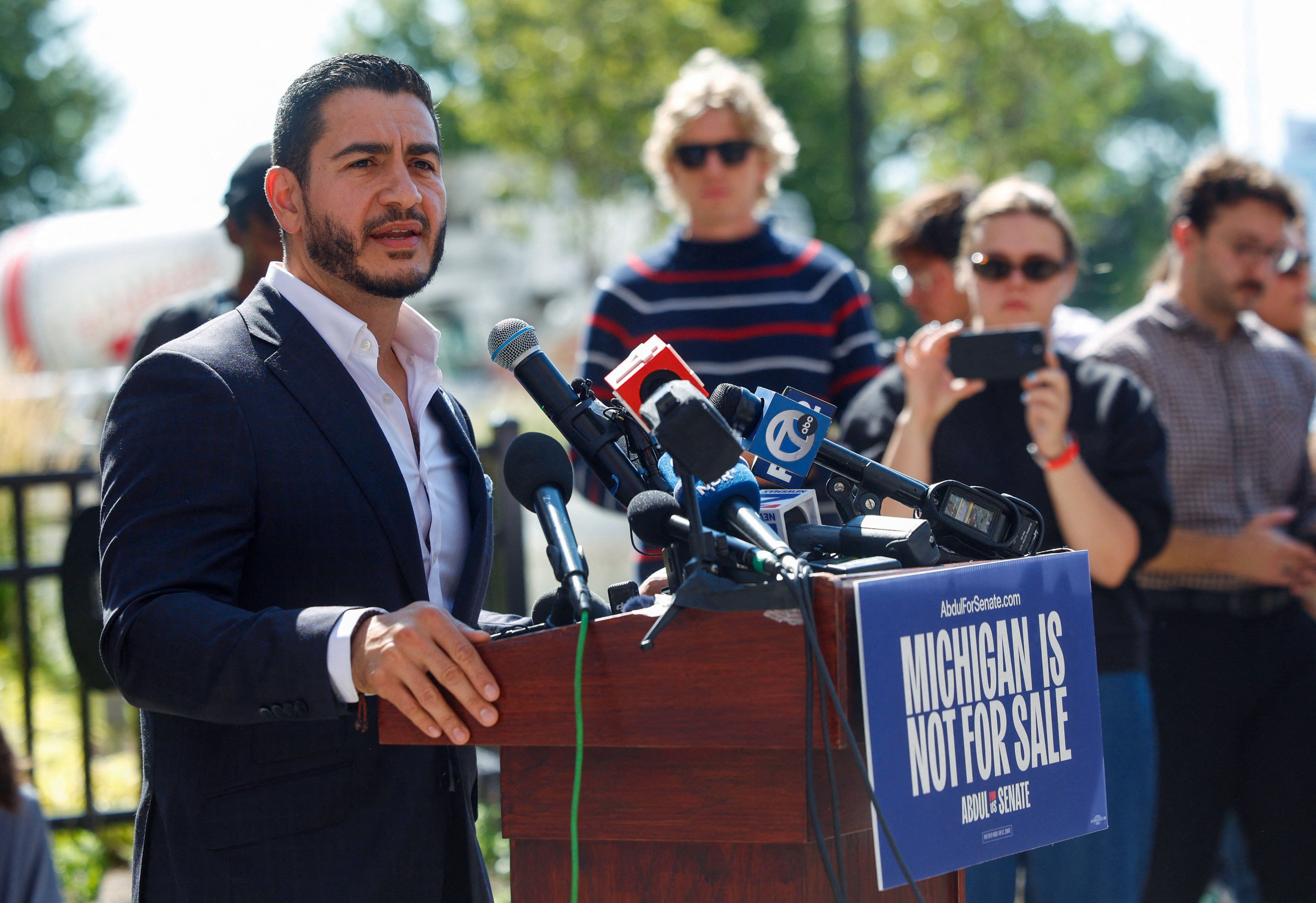 El-Sayed beat Rep. Haley Stevens this week in the Democratic primary for Michigan’s U.S. Senate seat. The former public health official has vowed to protect Michiganders of all faiths and has sharply criticized U.S. support for the Israeli ‘genocide’ in Gaza