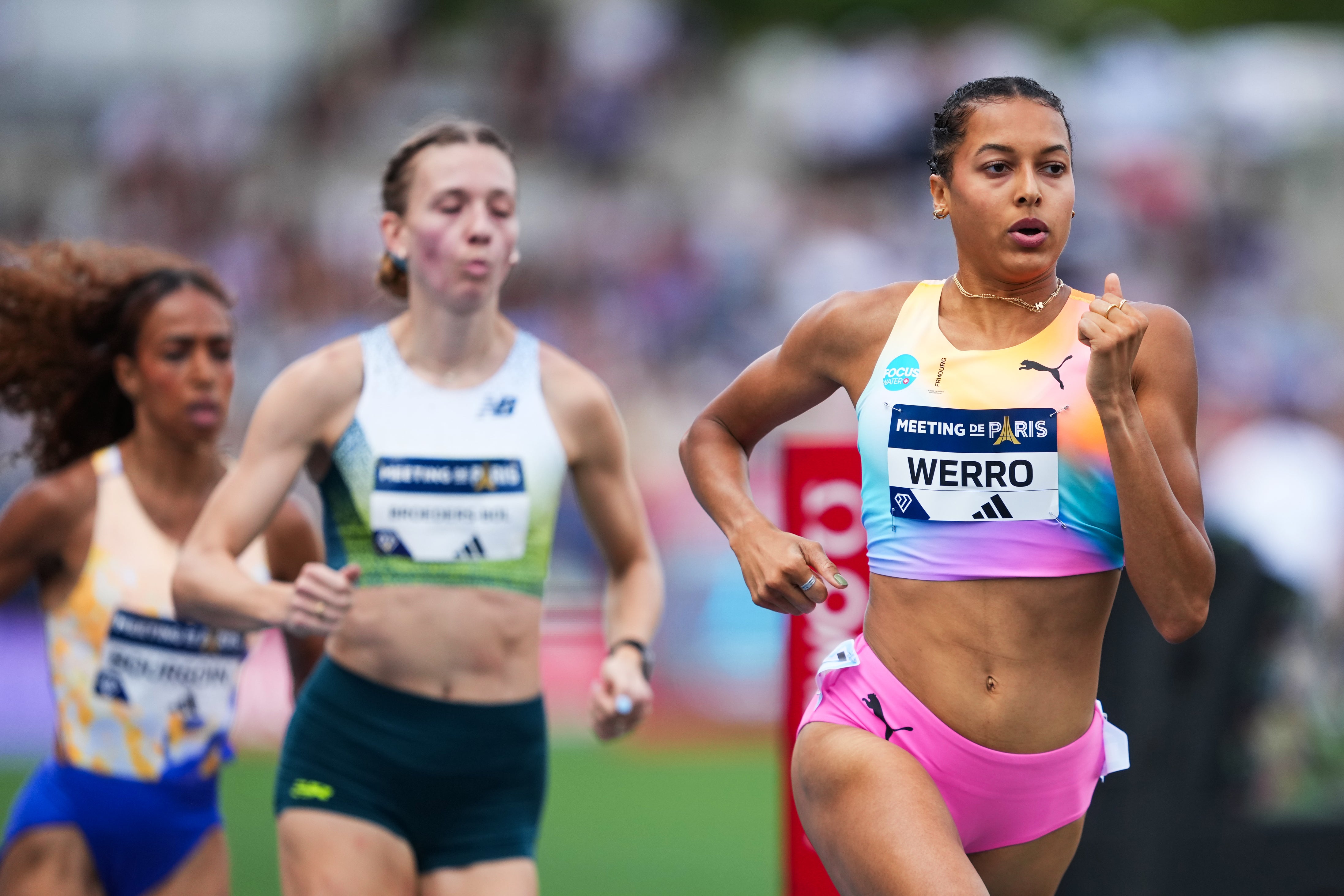 Switzerland's Audrey Werro poses the biggest threat to Keely Hodgkinson's chances of winning gold at the European Athletics Championships