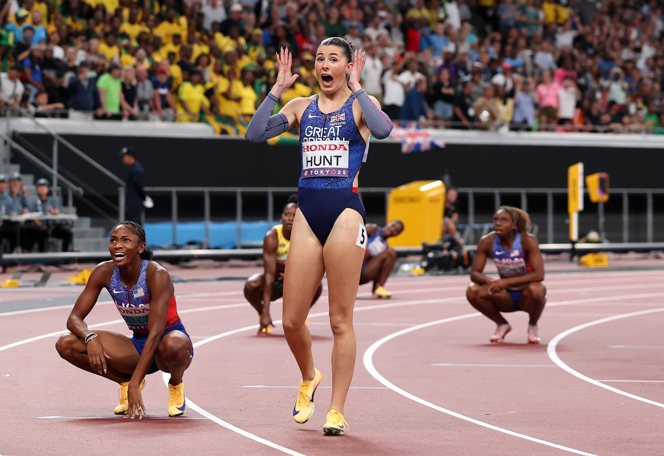 She shocked the world, and herself, when she won 200m silver at last year’s World Championship