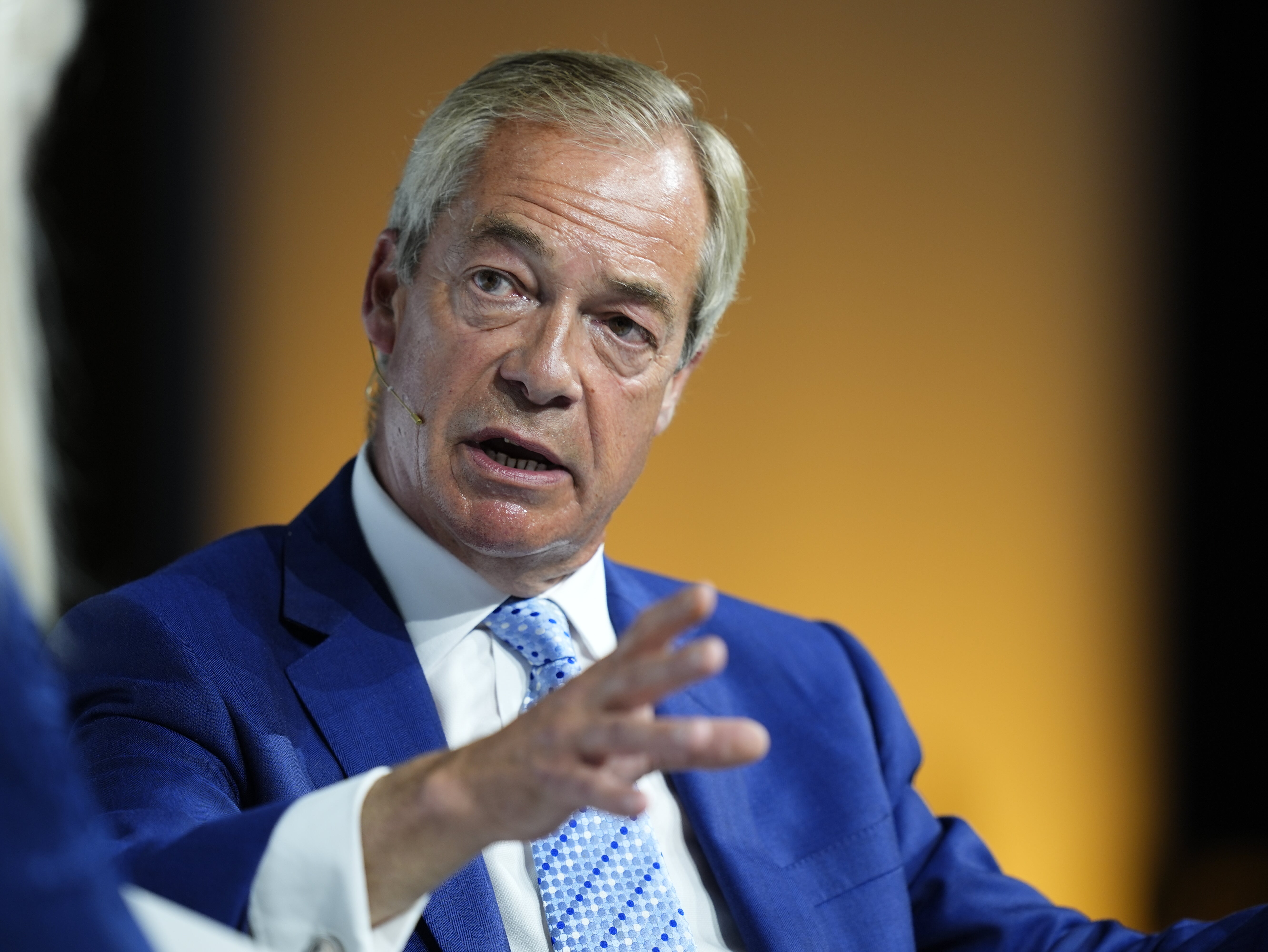 Reform UK leader Nigel Farage has also previously rejected talk of a pact. (Jordan Pettitt/PA)