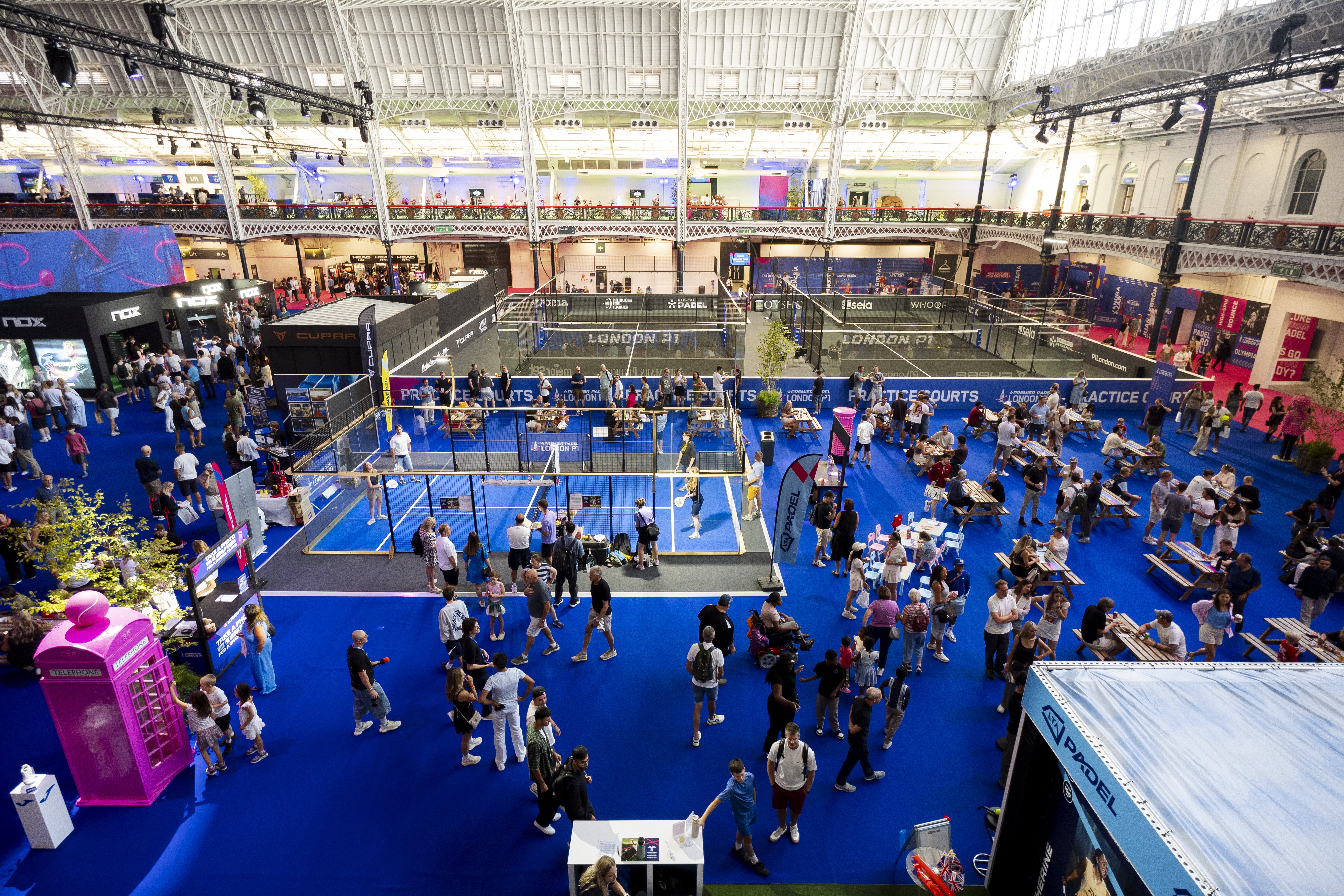 Spectators at London P1 at Olympia (Jordan Pettitt/PA)