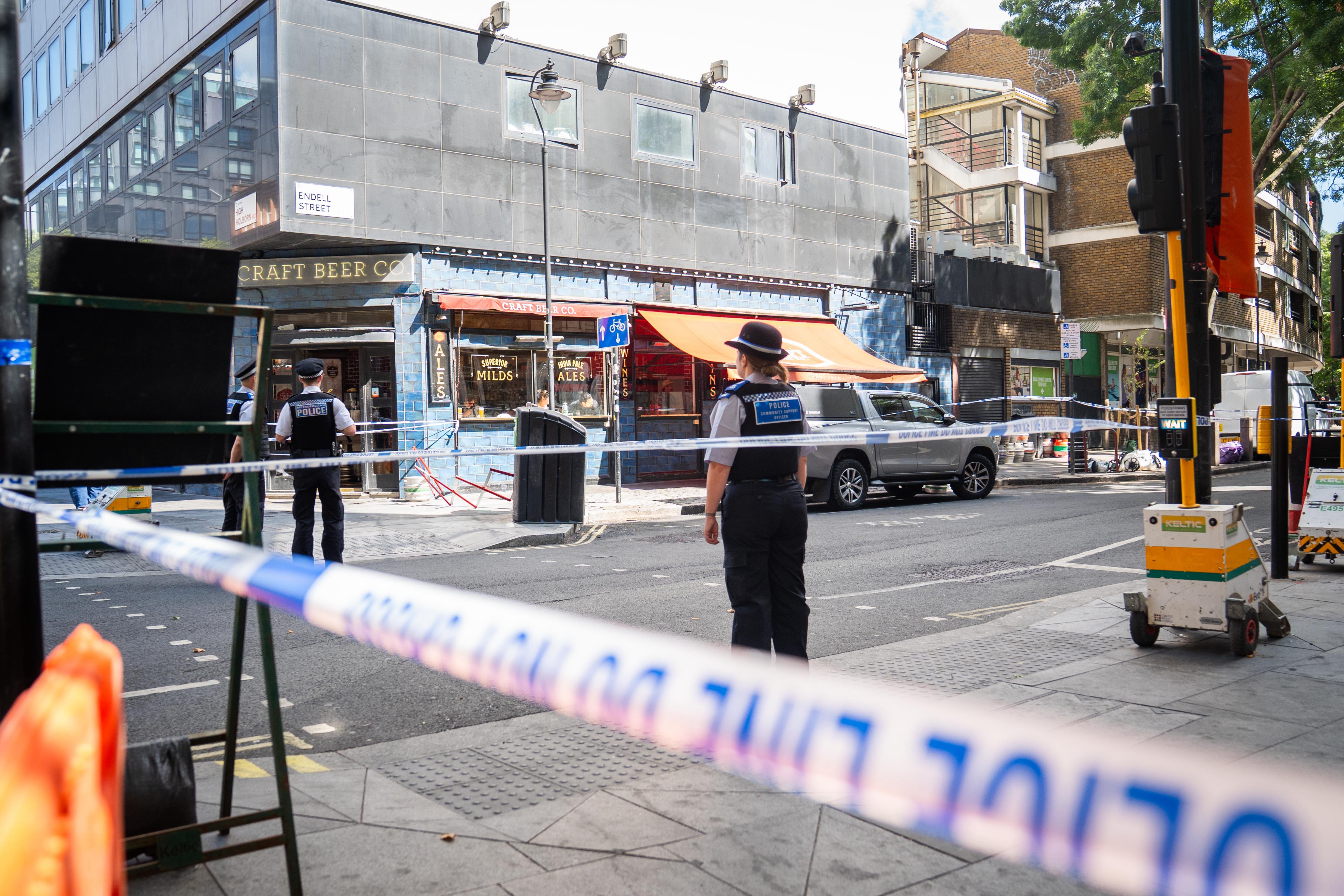 A barber who works in the area told The Sun he confronted the attacker after one of the victims came into his shop with blood on his shirt. (PA Wire)