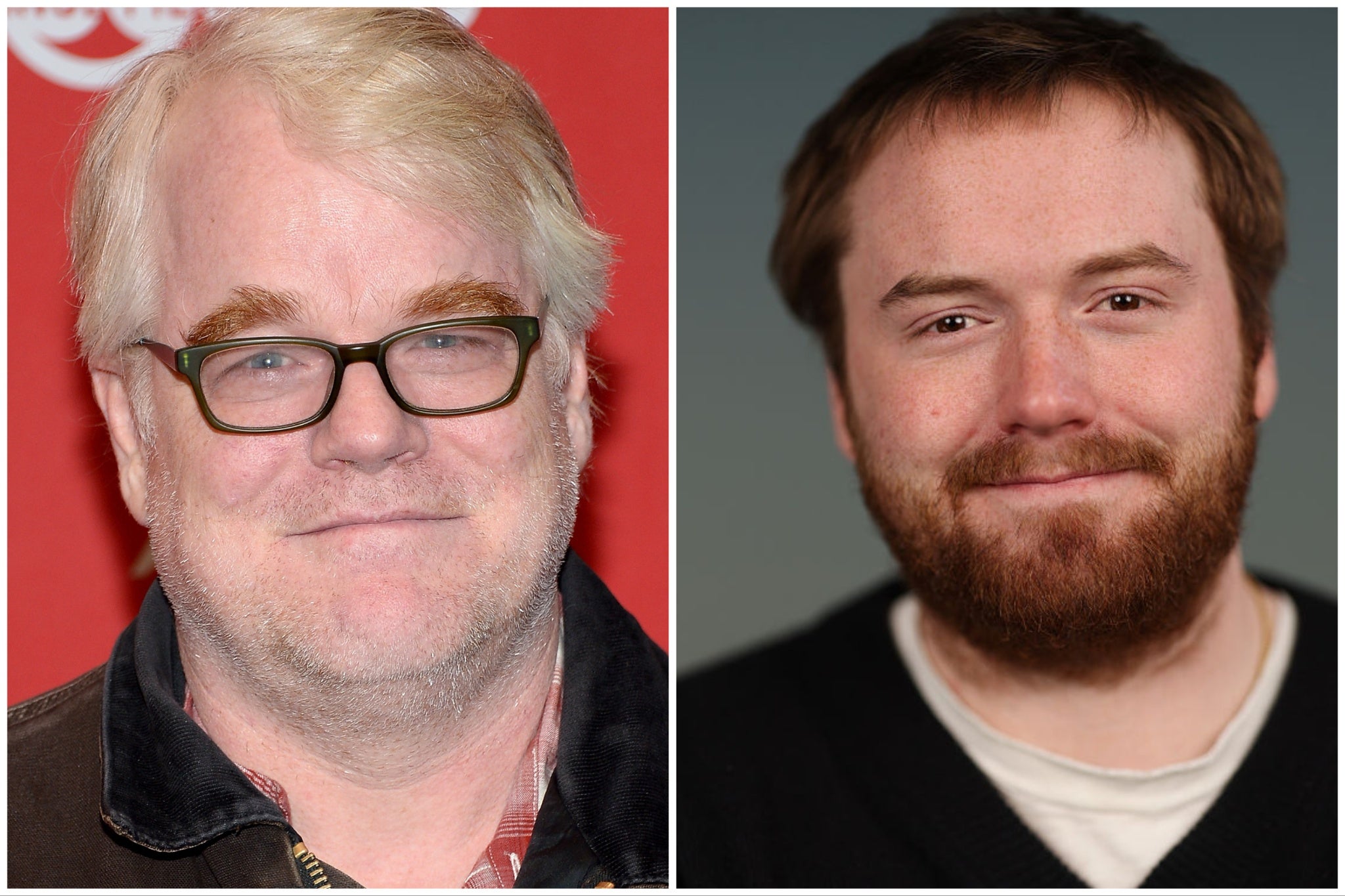 Philip Seymour Hoffman and Cooper Hoffman