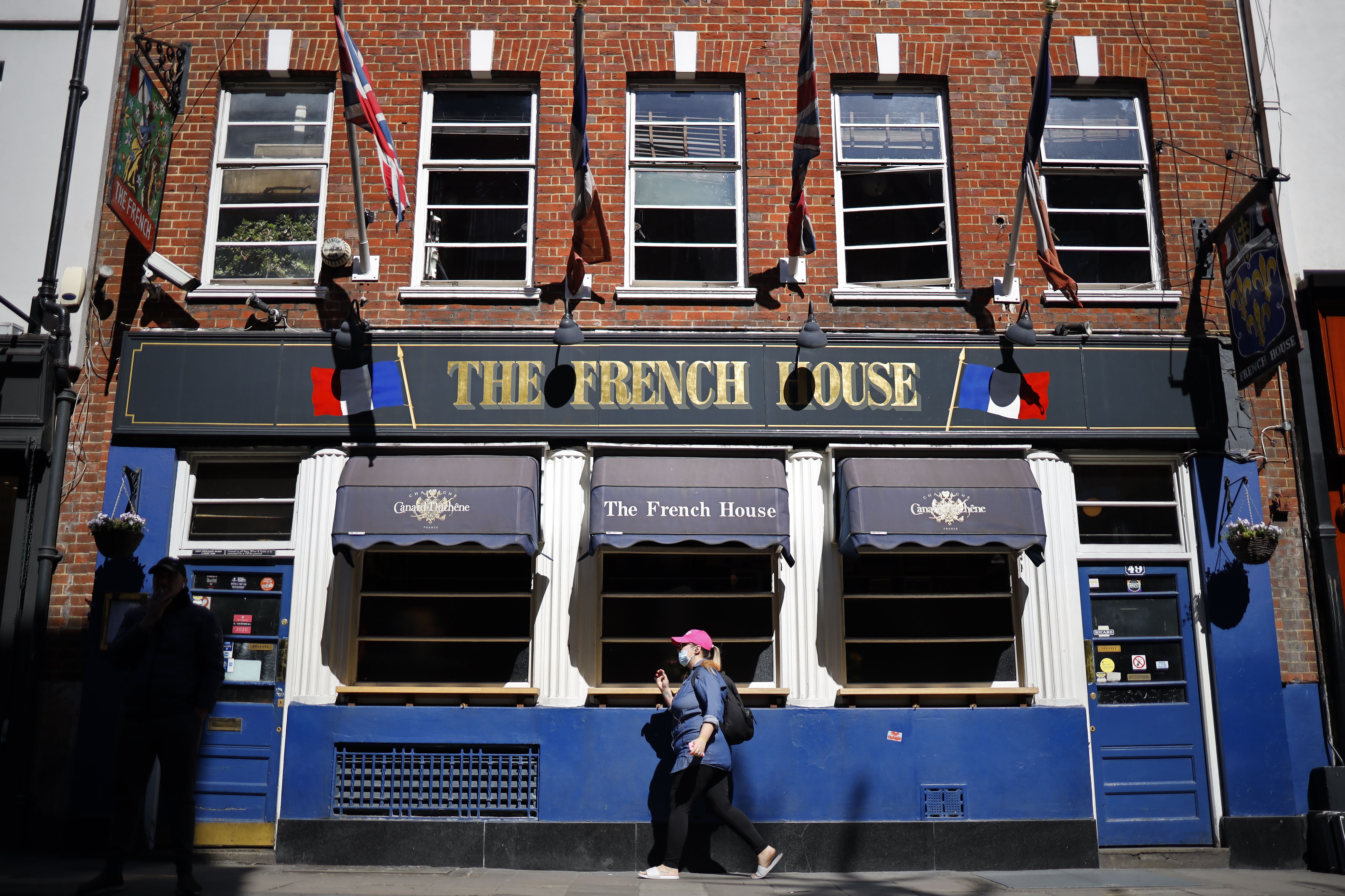 Lesley Lewis, owner of The French House, warned that it could finish us off’ (AFP/Getty)