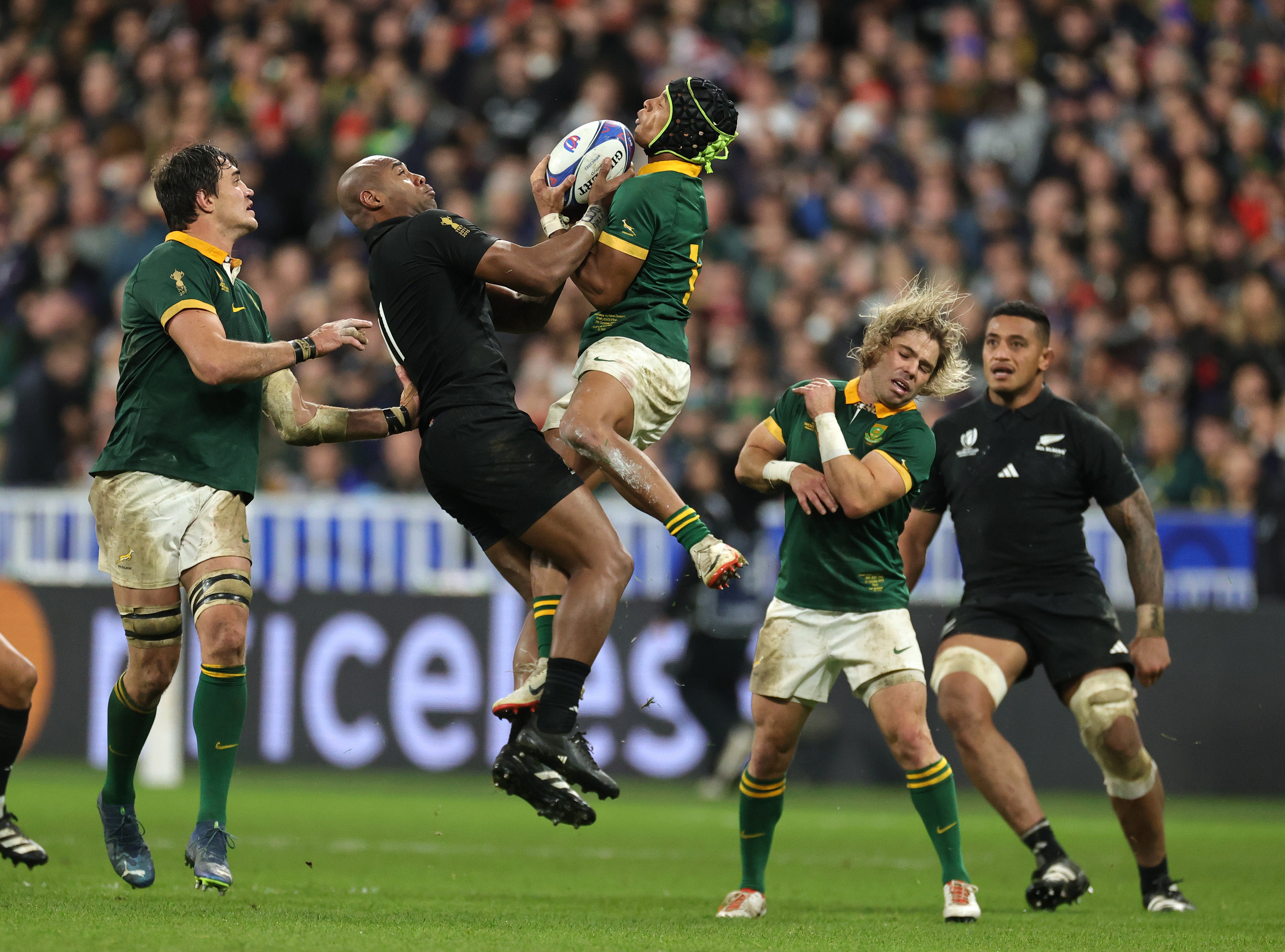 South Africa and New Zealand met in the last Rugby World Cup final
