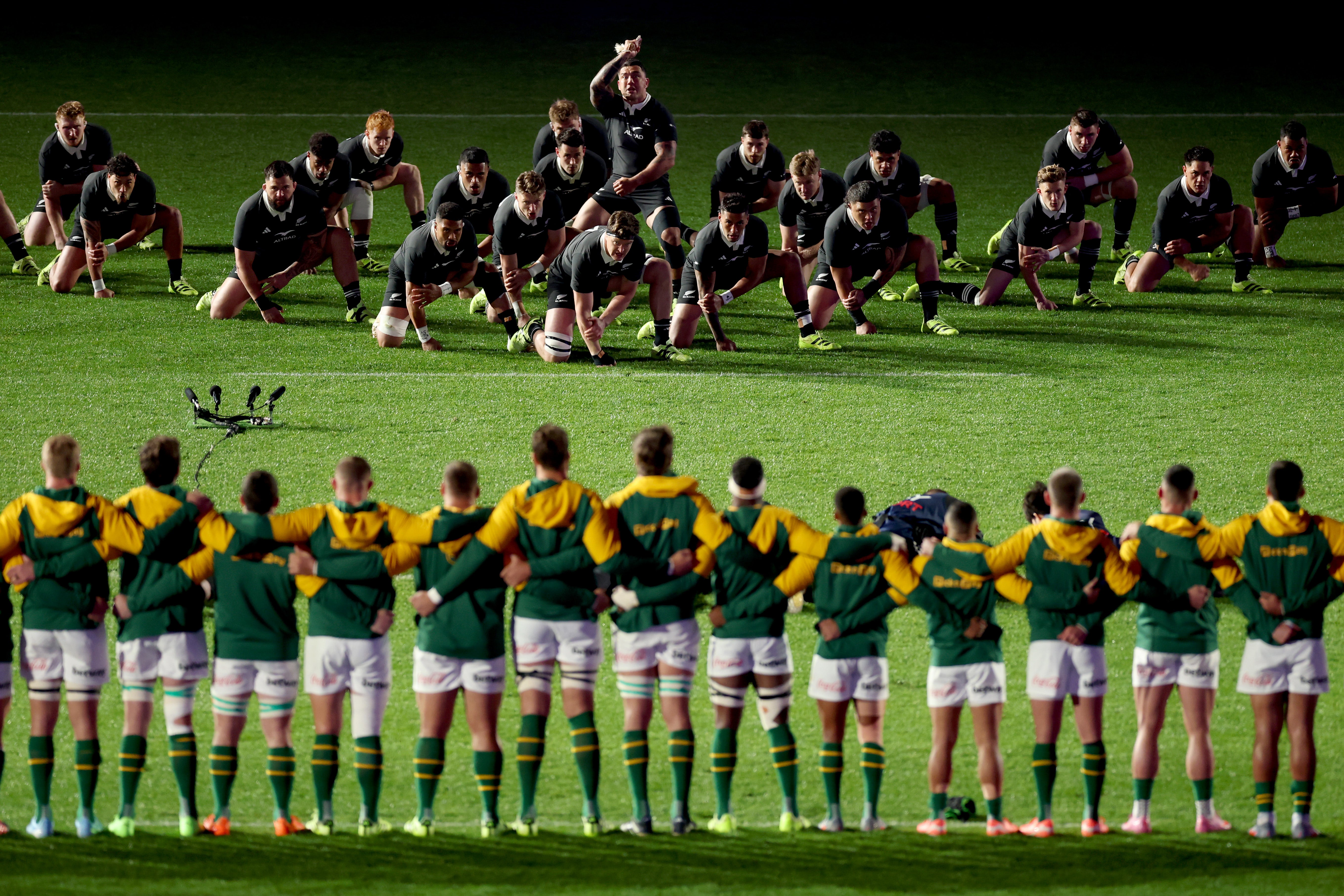 The All Blacks have fallen behind the Springboks in the last few years