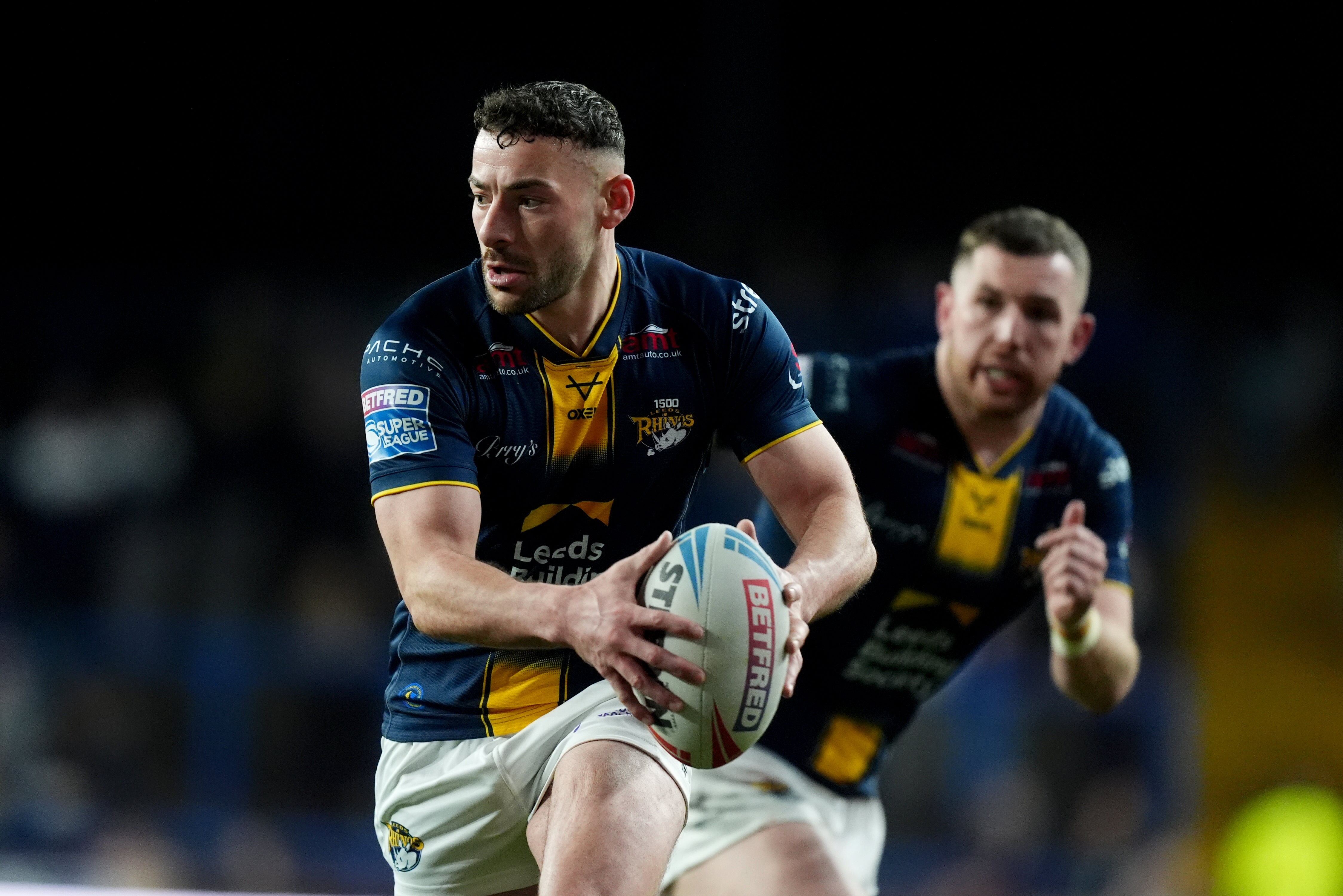 Leaders Leeds Rhinos travel to Wakefield Trinity (Mike Egerton/PA)