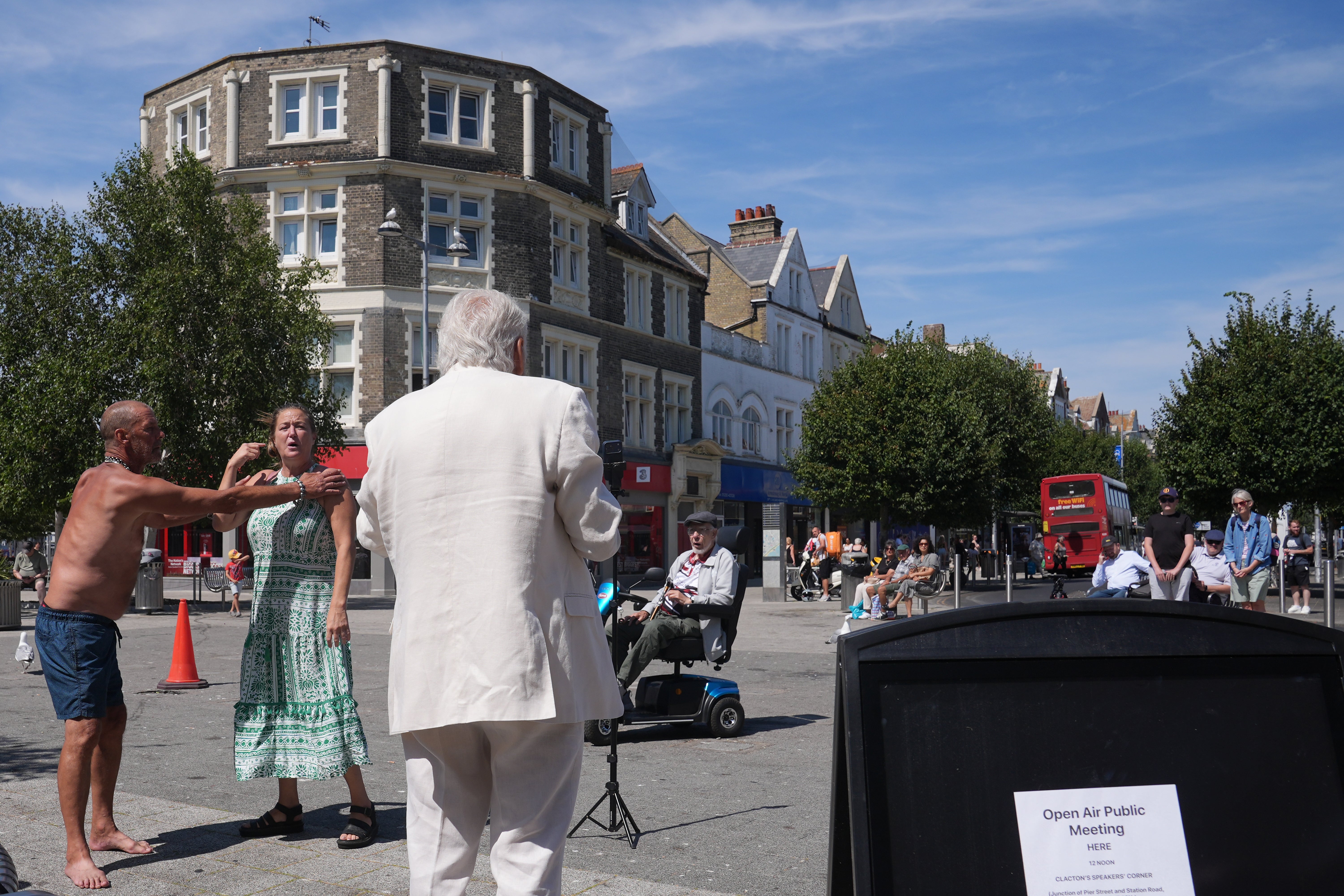 There are 34 candidates standing for election in Clacton