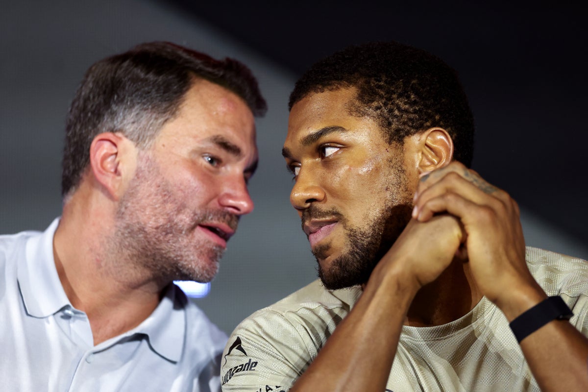 Eddie Hearn admits he and Anthony Joshua are preventing confirmation of Tyson Fury fight due to US dispute