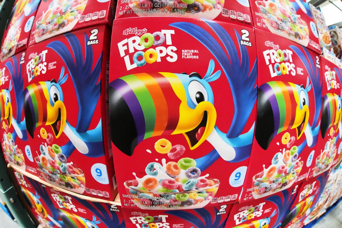 Kellogg says it's removing artificial dyes from cereals by the end of this year