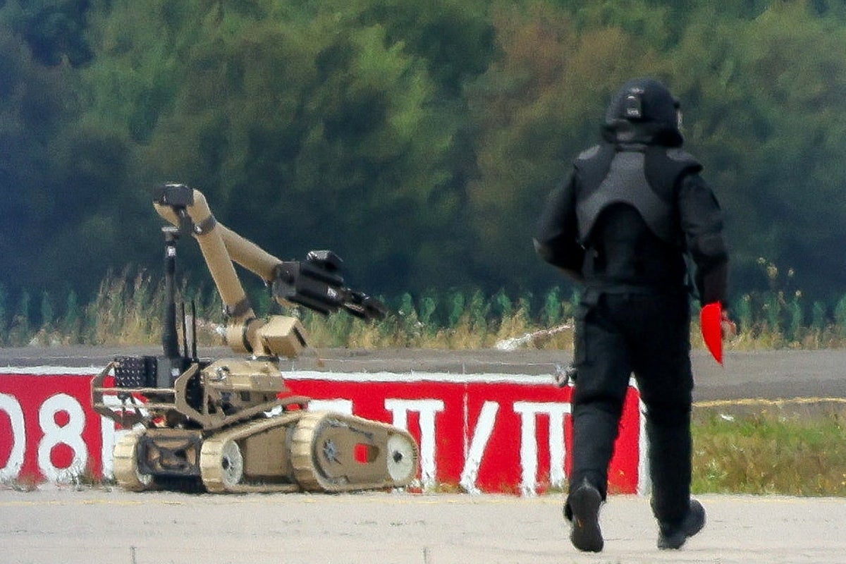 How explosive drone found near runway at German airport sparked fears of another ‘hybrid’ Russian attack on Nato