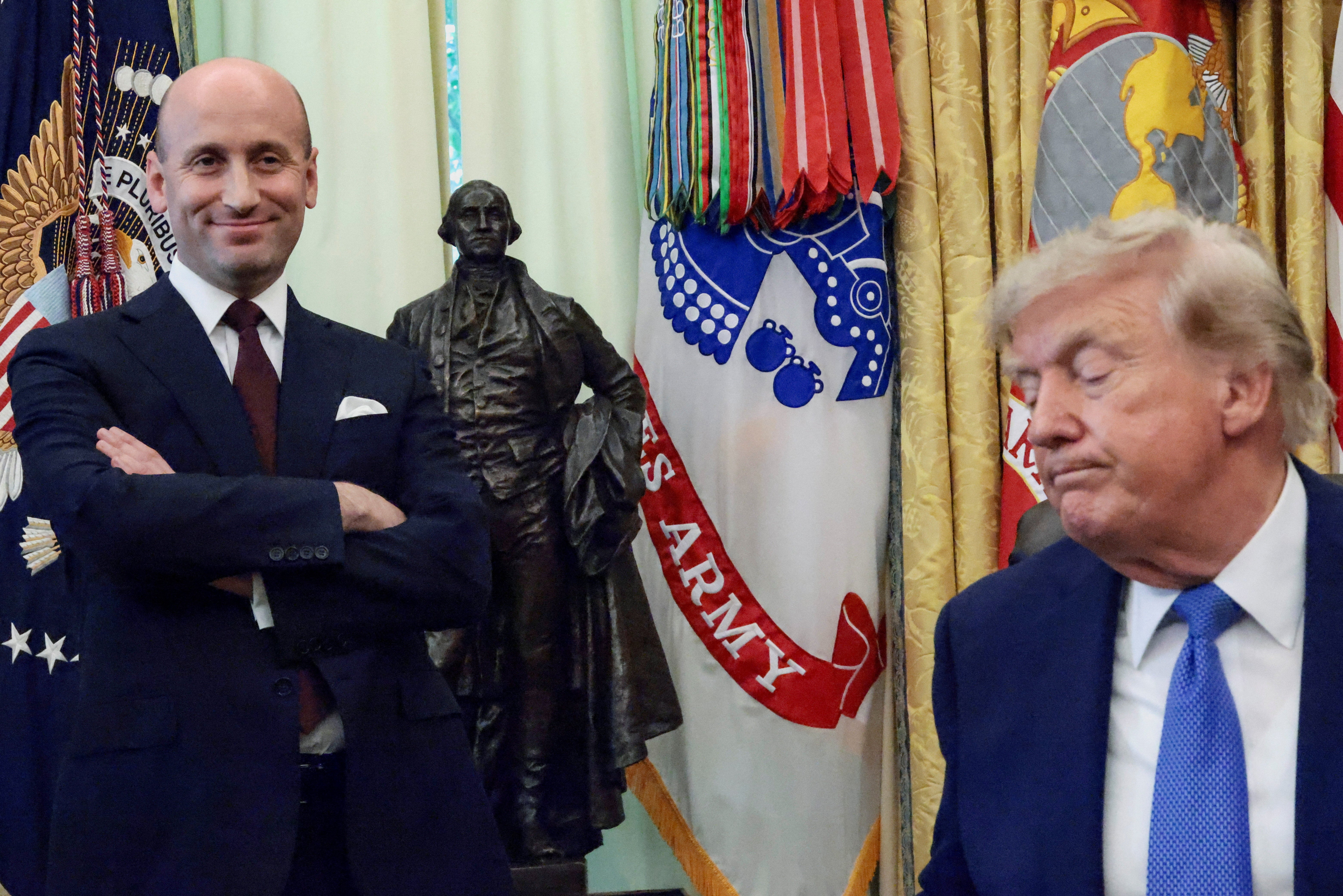 Trump, who was joined by White House Deputy Chief of Staff Stephen Miller while signing the order, has repeatedly criticized the Supreme Court over its previous ruling