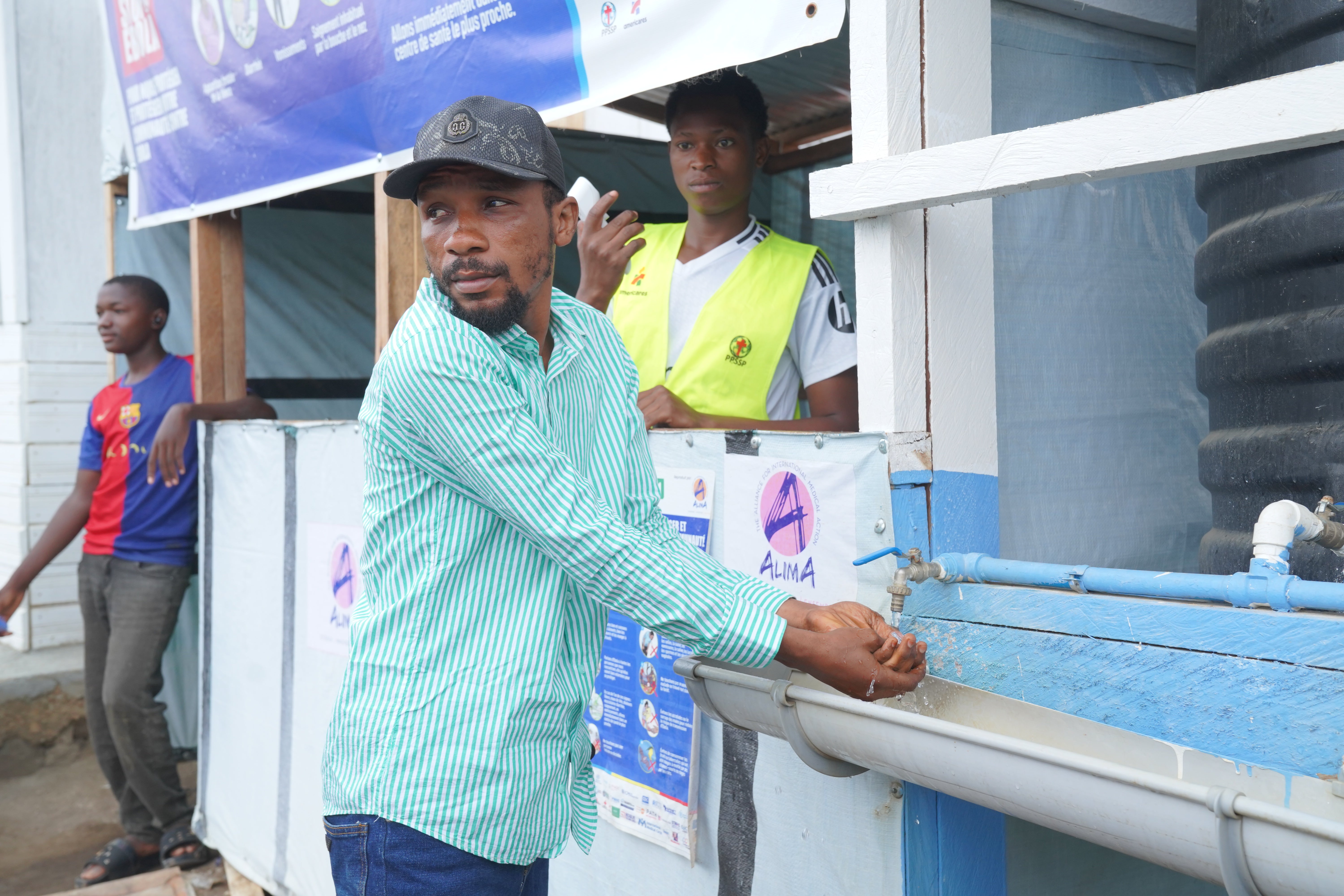 Health worker Wiza Bondele reports working without pay during ongoing Ebola outbreak