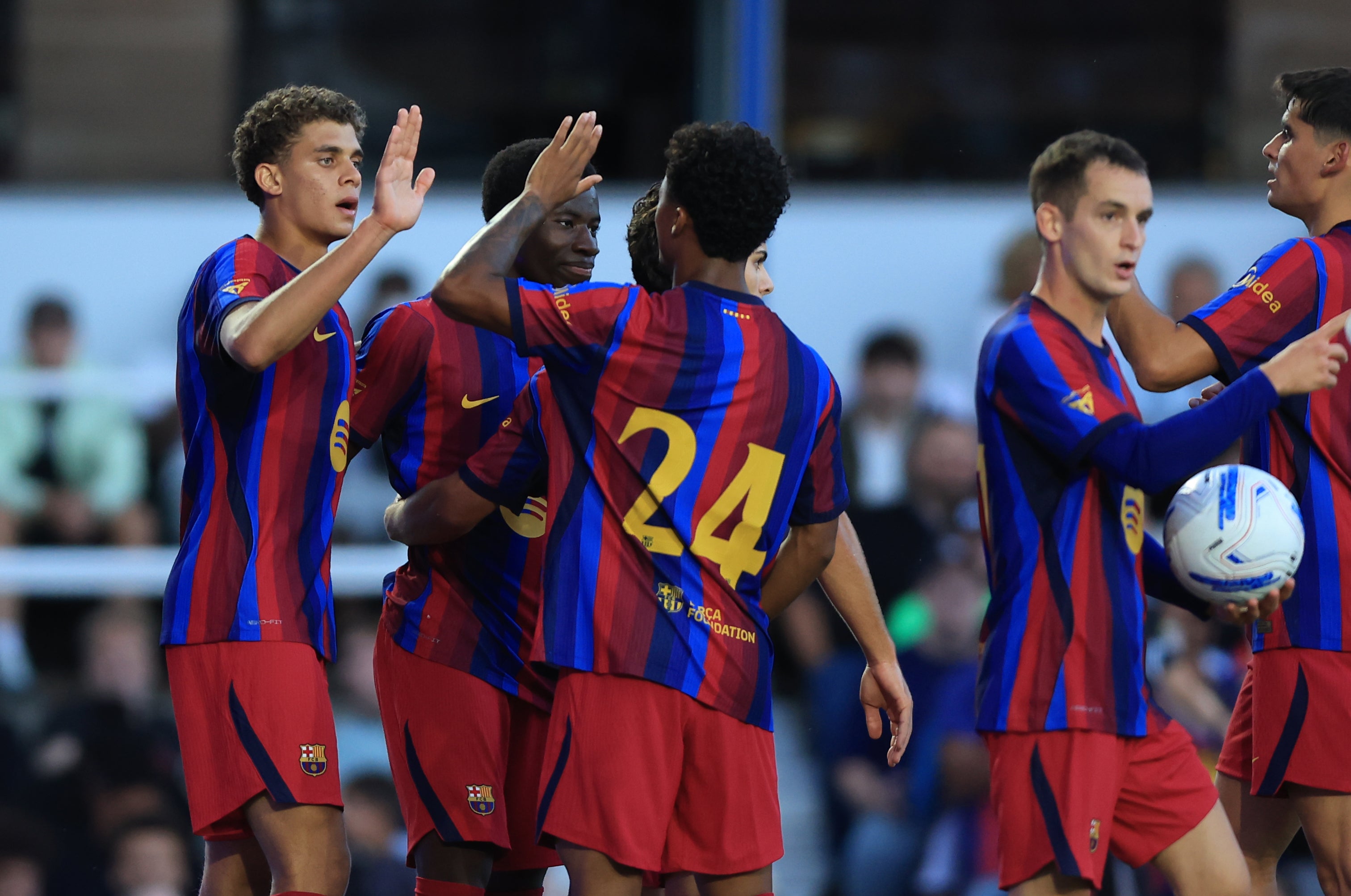 Barcelona were due to play IR Tangier