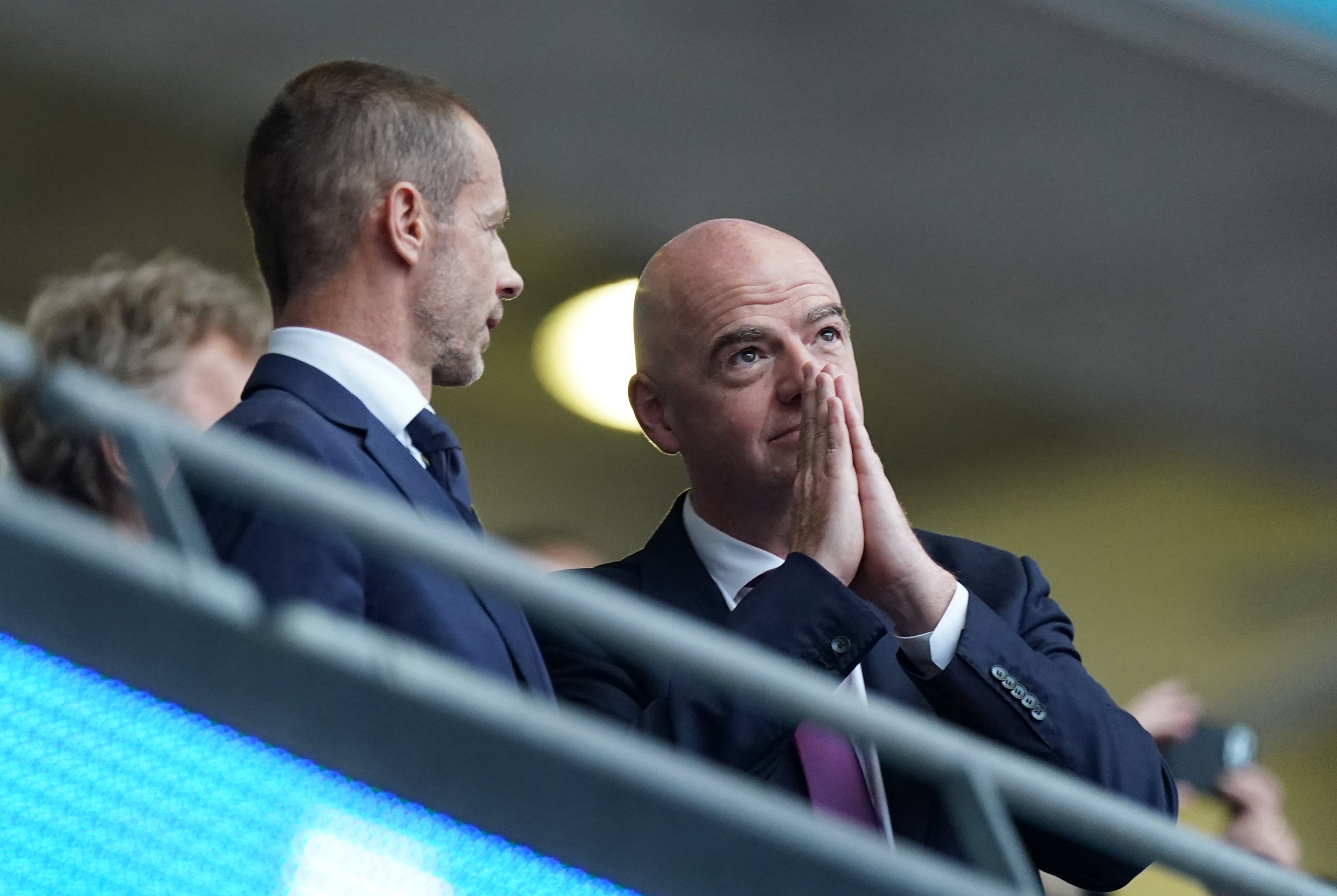 Infantino has officially lost the endorsement of numerous Uefa nations (PA)