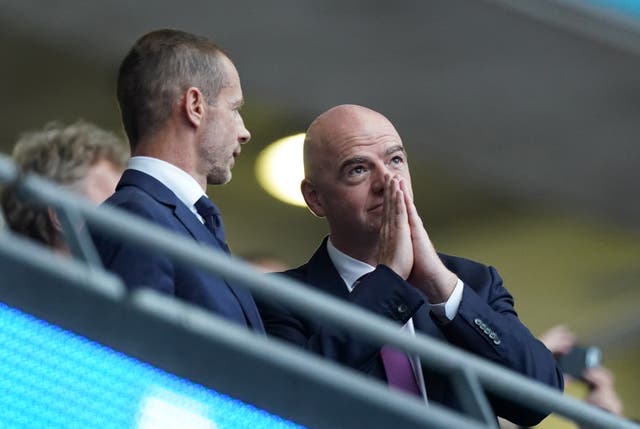 Infantino has officially lost the endorsement of numerous Uefa nations