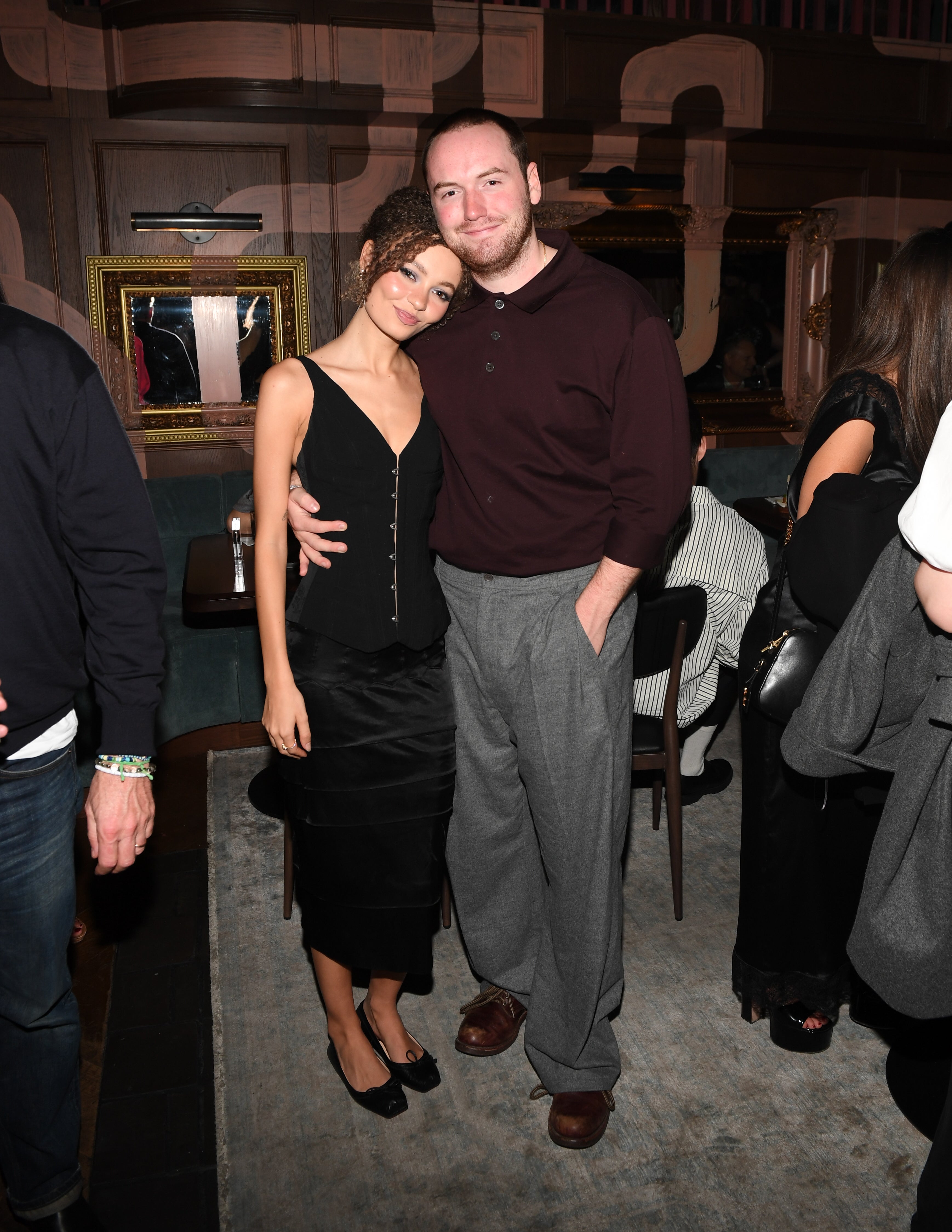 Nico Parker and Cooper Hoffman attend the Poetic License premiere party