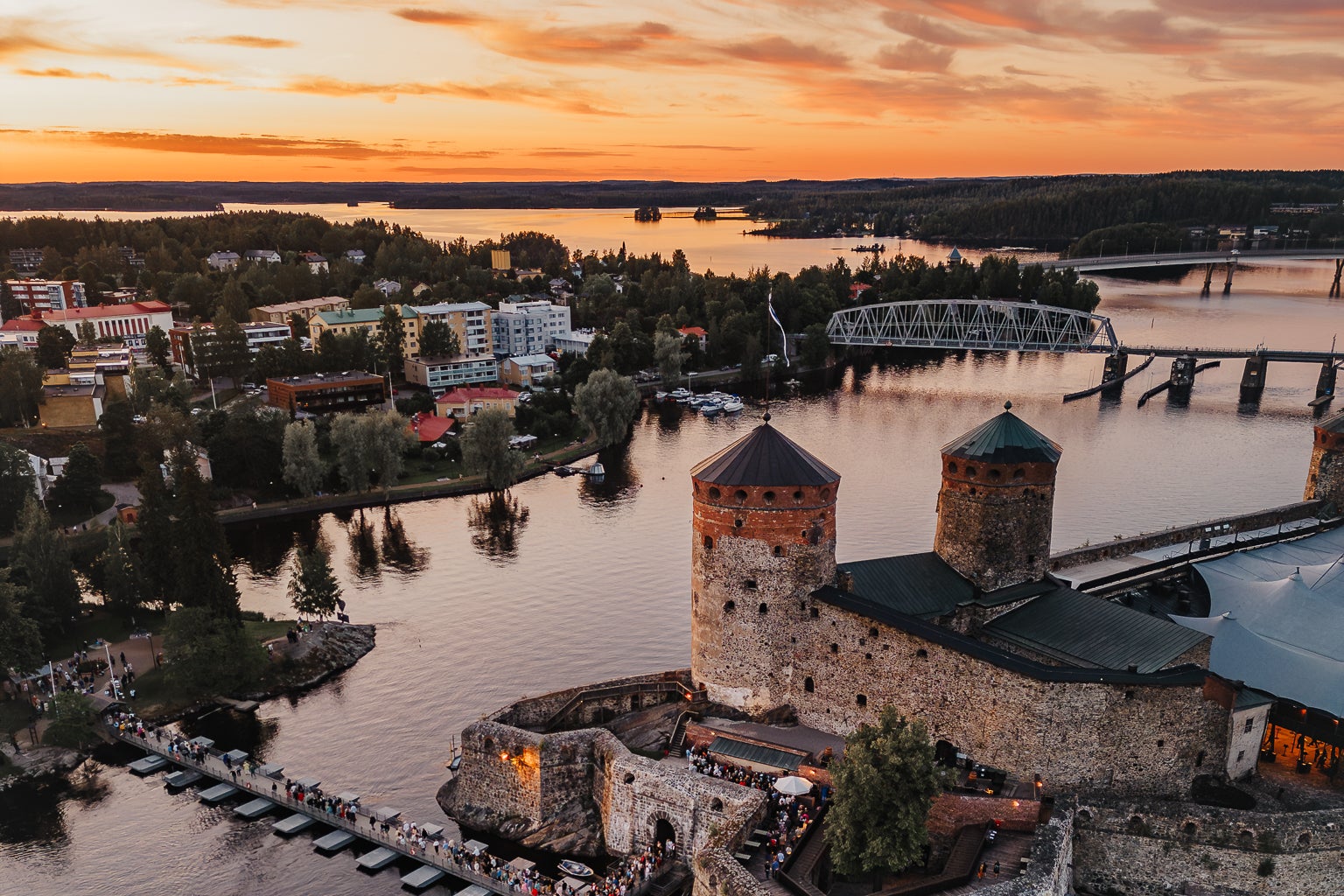 Honestly, wow: The city of Savonlinna in Finland (Supplied)