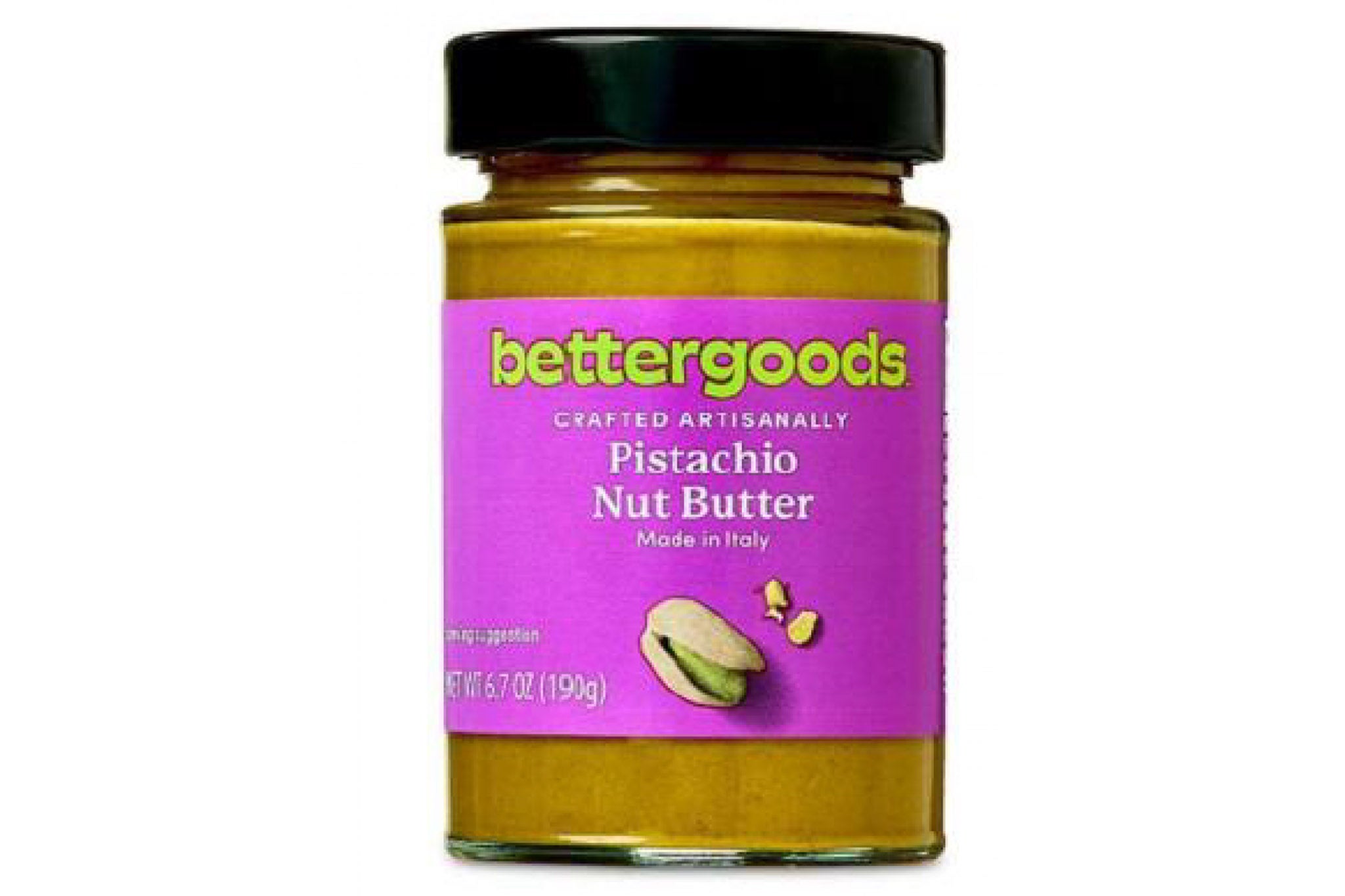Boticelli Foods is recalling a lot of bettergoods Pistachio Nut Butter 6.7oz
