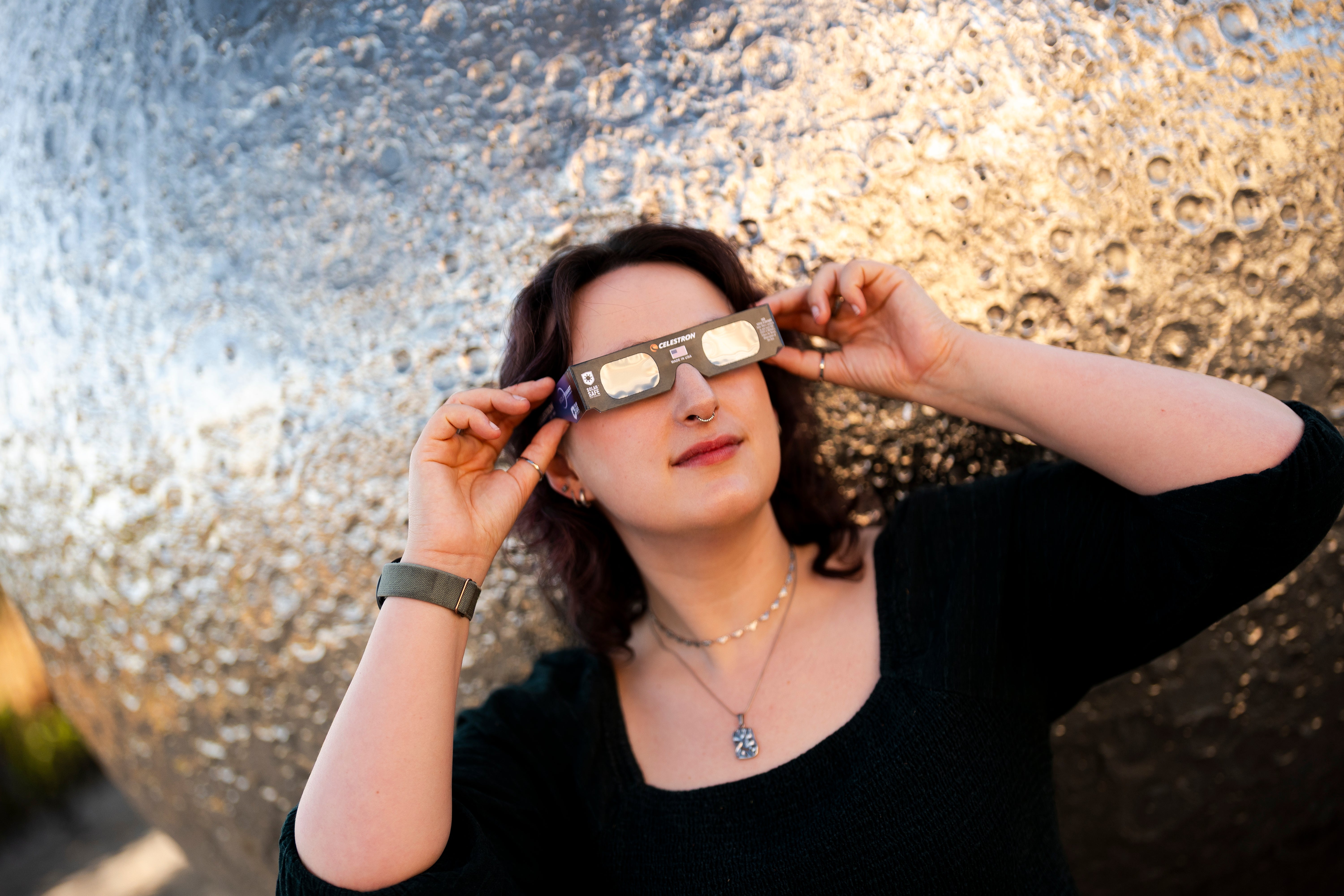 Special solar eclipse sunglasses have also been recommended (PA)