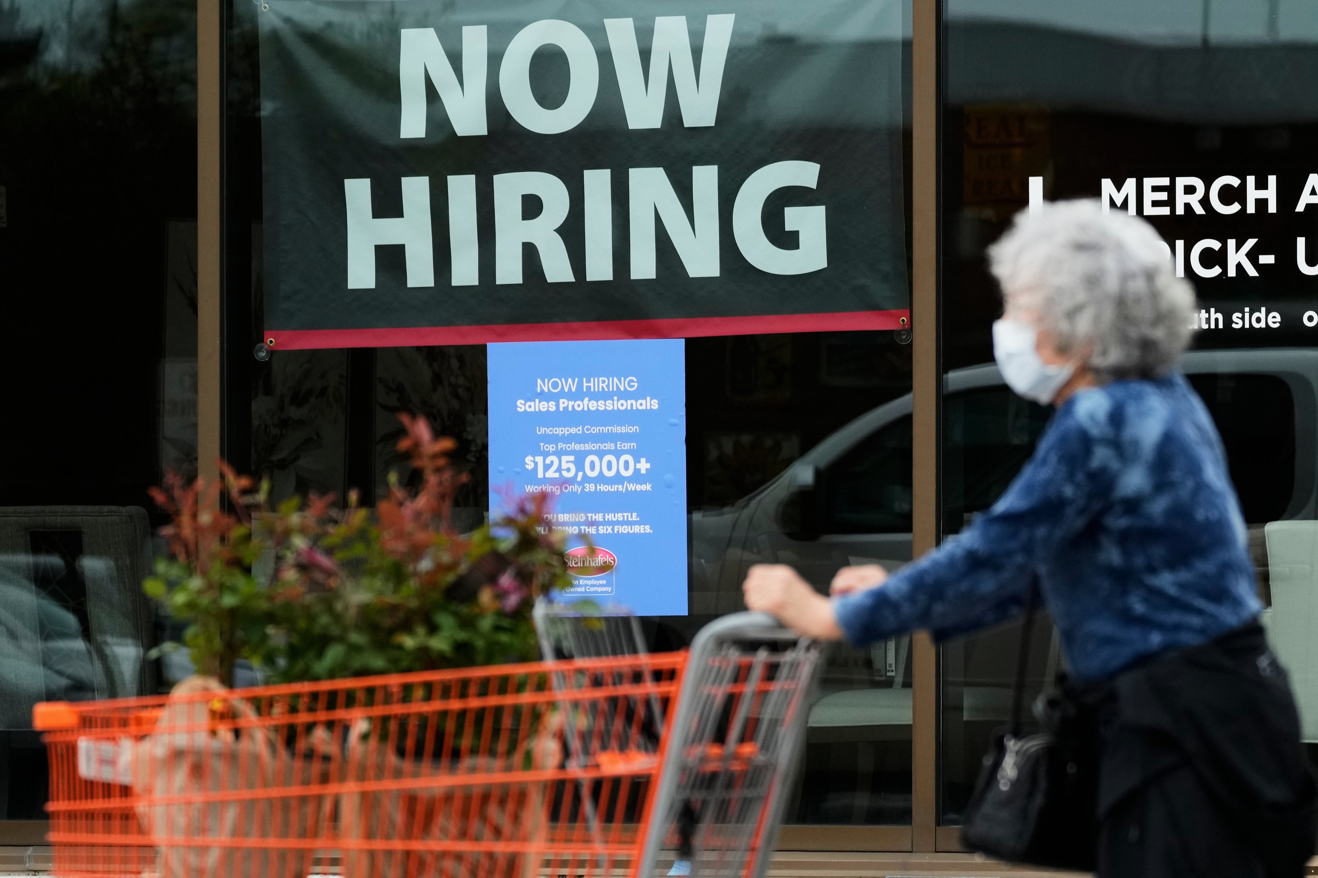 The June jobs numbers from the Labor Department Friday marked a sharp reversal for the American labor market and a political setback for President Donald Trump (AP Photo/Nam Y. Huh)