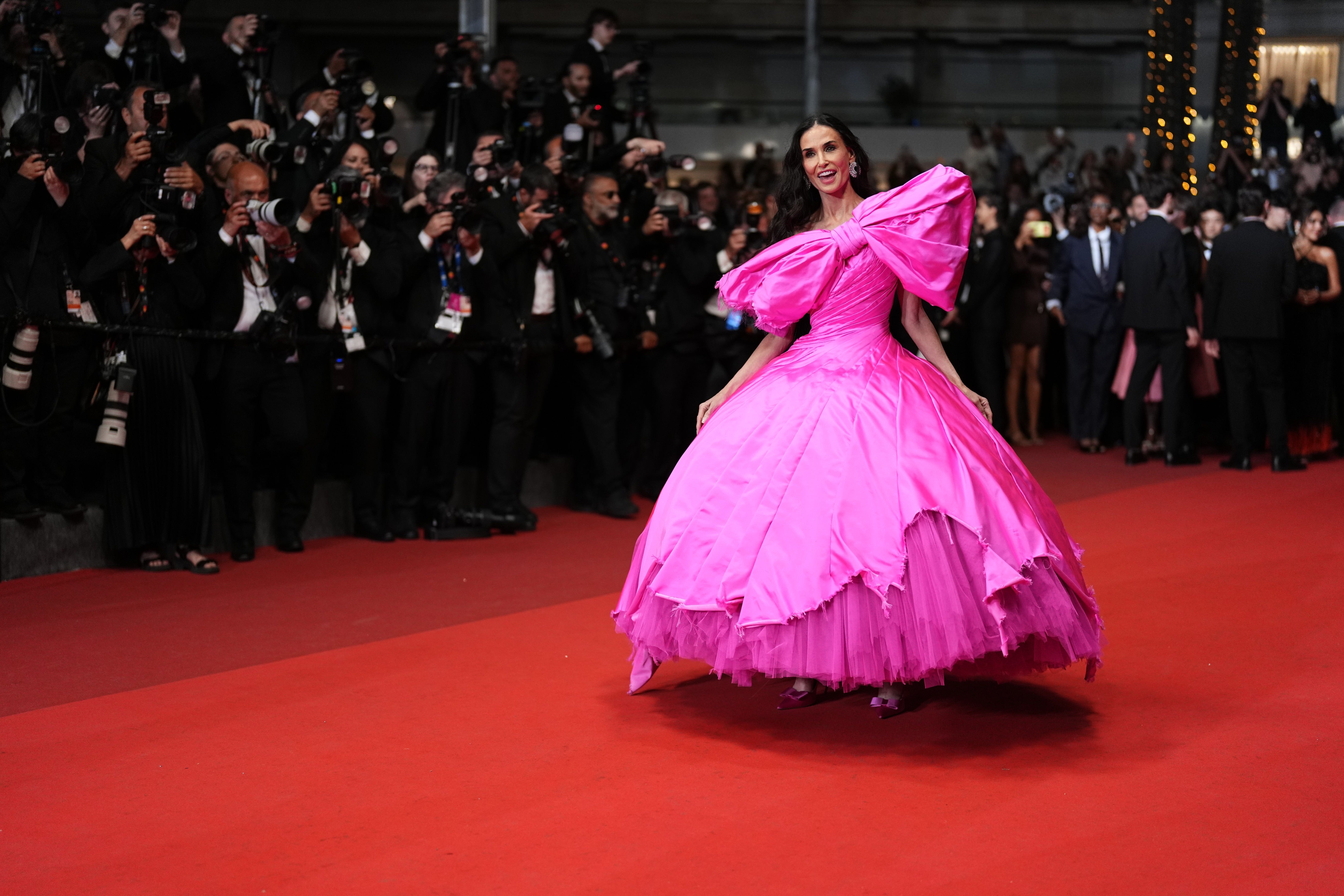 Goreski also drew from ‘The One Percent’ for Demi Moore's wardrobe as a Cannes Film Festival jury member, seeking a fresh look for her