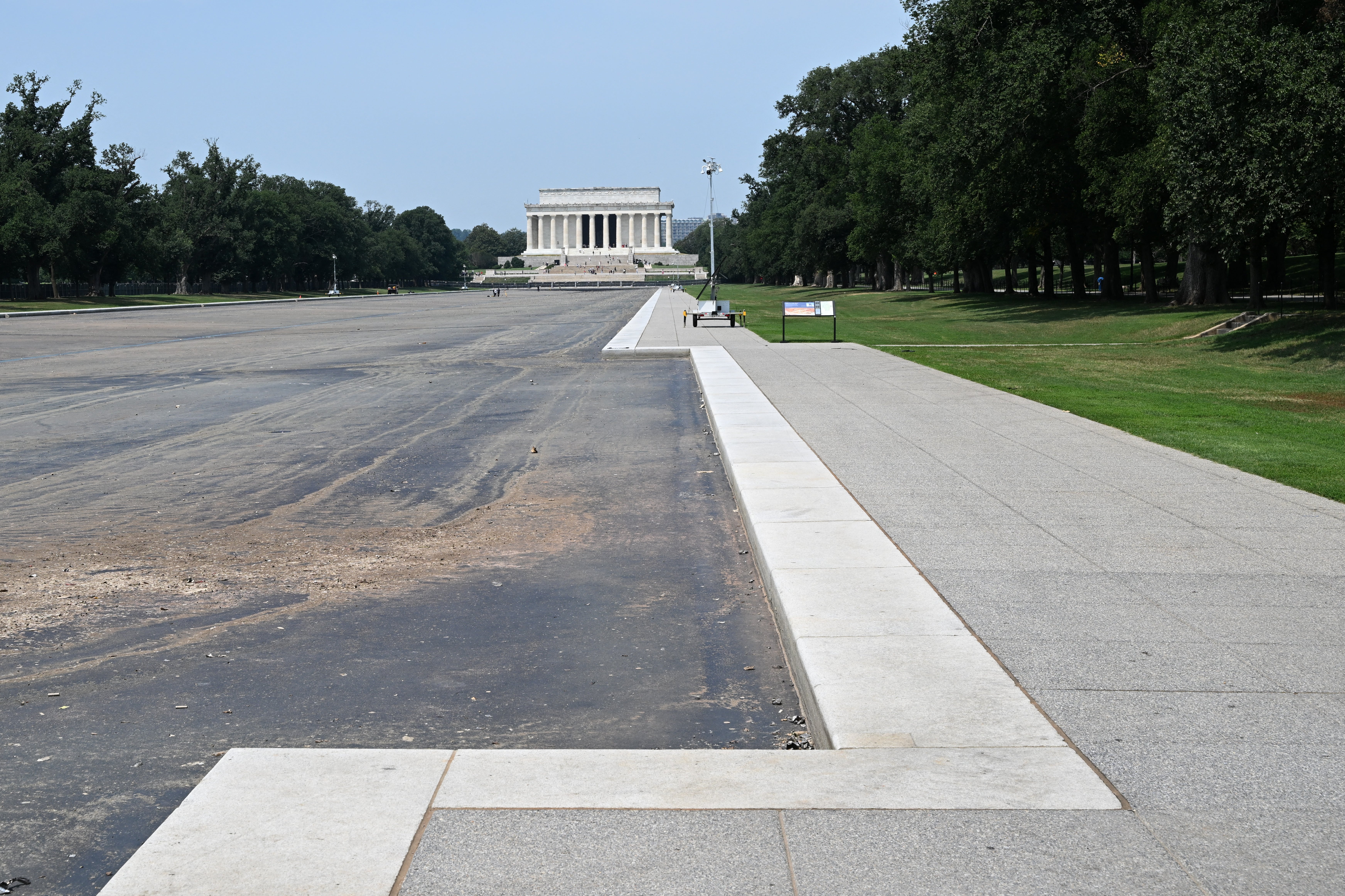 Washington’s top federal prosecutor Jeanine Pirro concluded the destruction was the ‘result of a flawed installation by the contractor’ (AFP/Getty)
