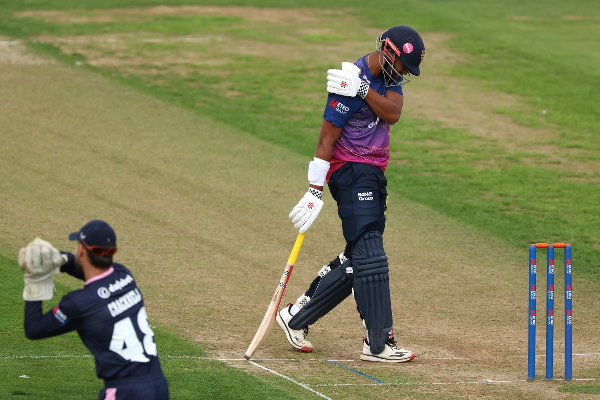 England given injury worry as Emilio Gay retires hurt batting for Durham