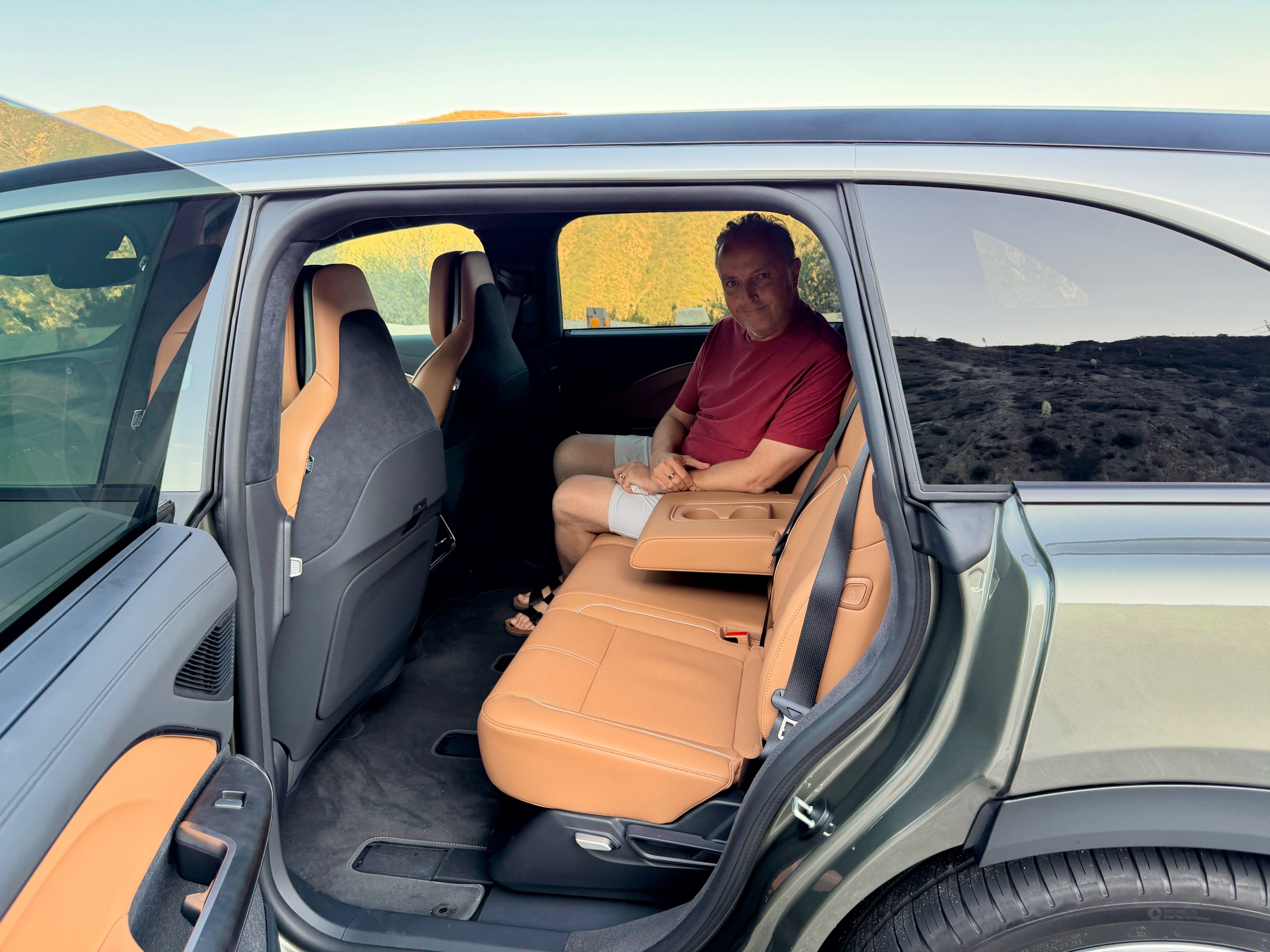 The Lucid Gravity feels luxurious and spacious in the back – and there's room for a total of seven passengers (Lucid)