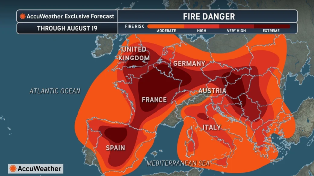 Much of the continent remains at risk of another wildfire, says AccuWeather (AccuWeather)