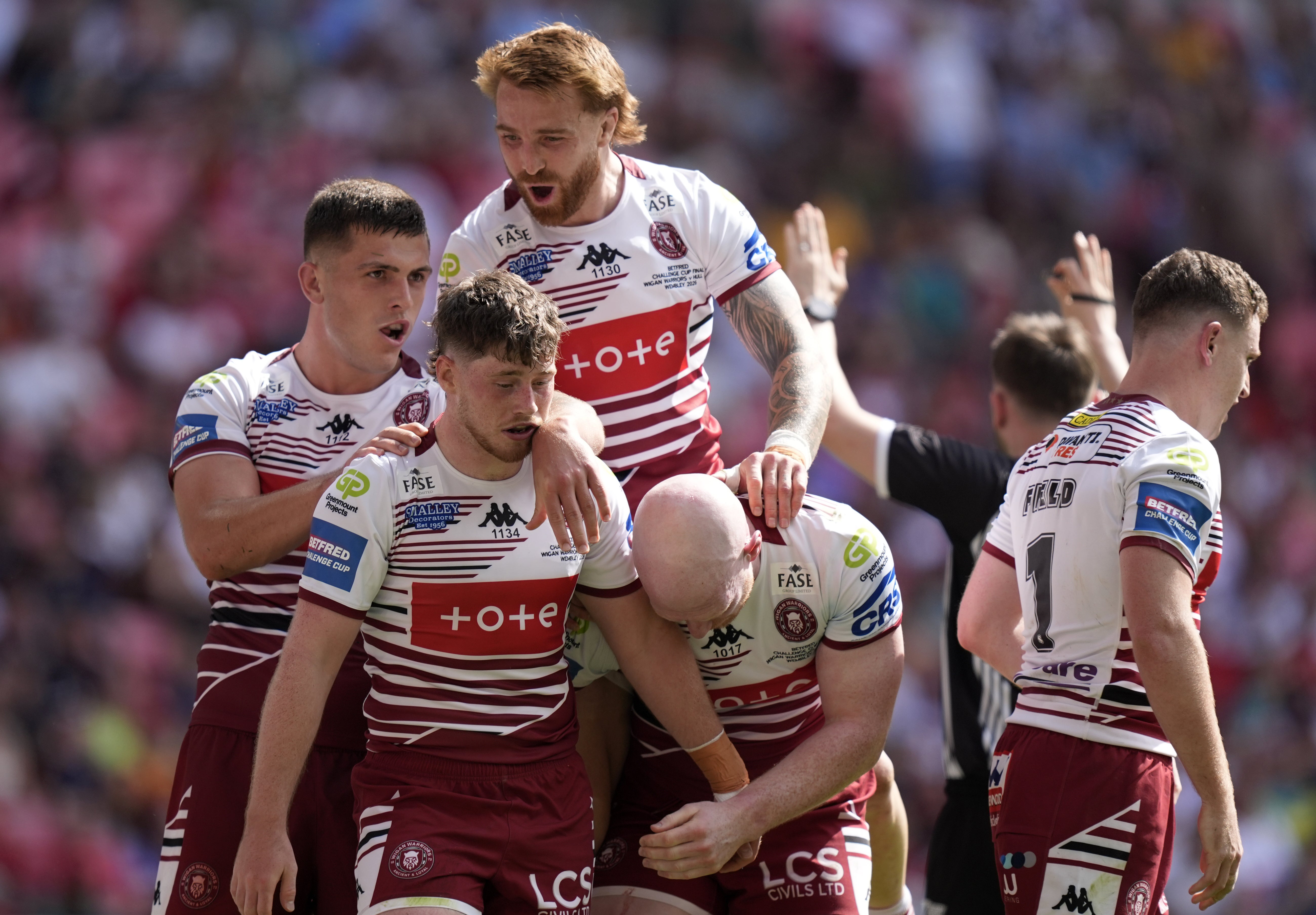 Wigan continue their pursuit of the League Leaders Shield (Andrew Matthews/PA) (PA Wire)