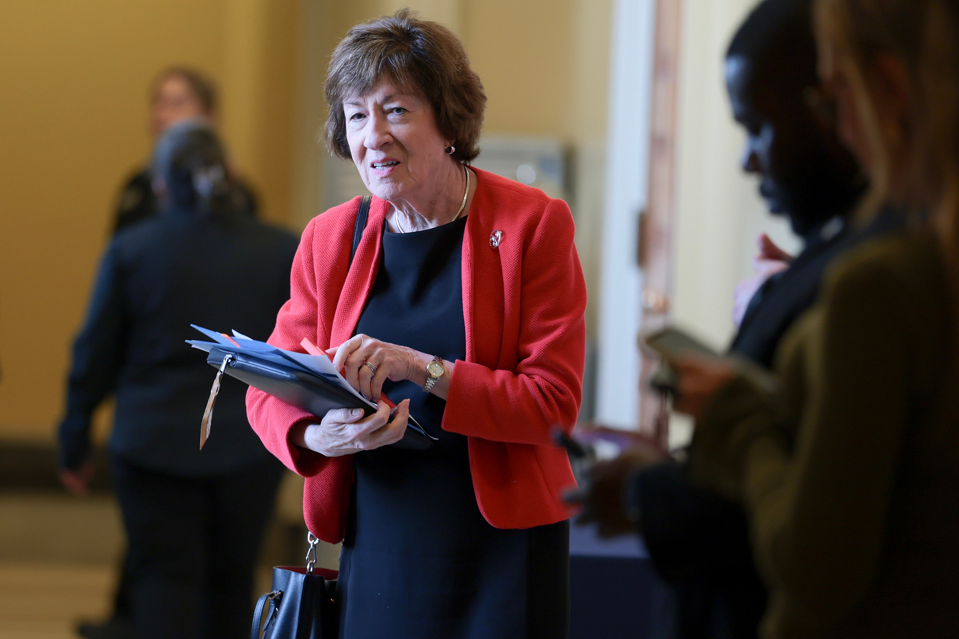 Senator Susan Collins also says that she will be voting against Blanche