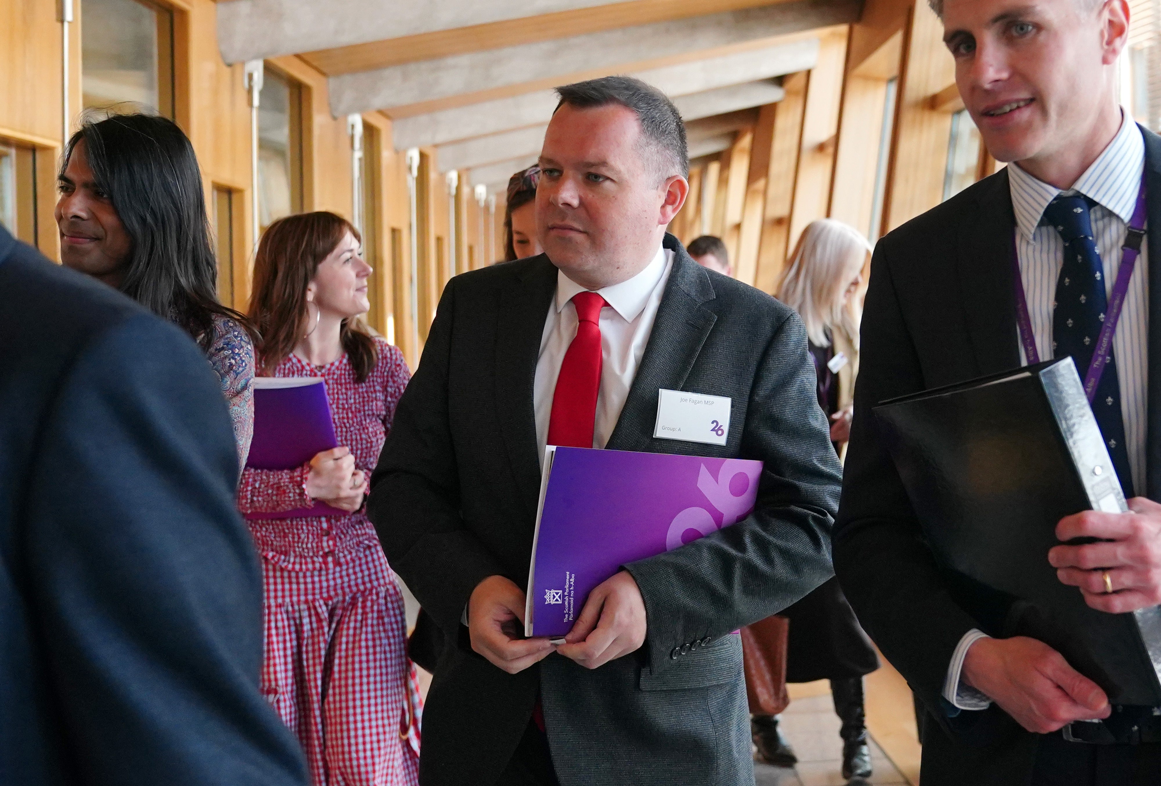 New MSP Joe Fagan is among the contenders for the Scottish Labour leadership (Jane Barlow/PA) (PA Wire)