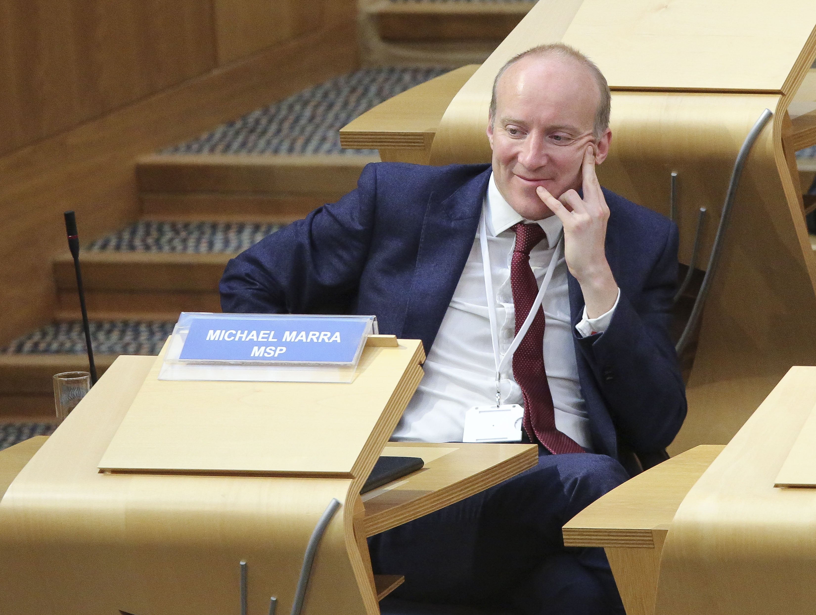 Michael Marra was seen as an early frontrunner in the Scottish Labour leadership race (Fraser Bremner/Scottish Daily Mail/PA) (PA Archive)