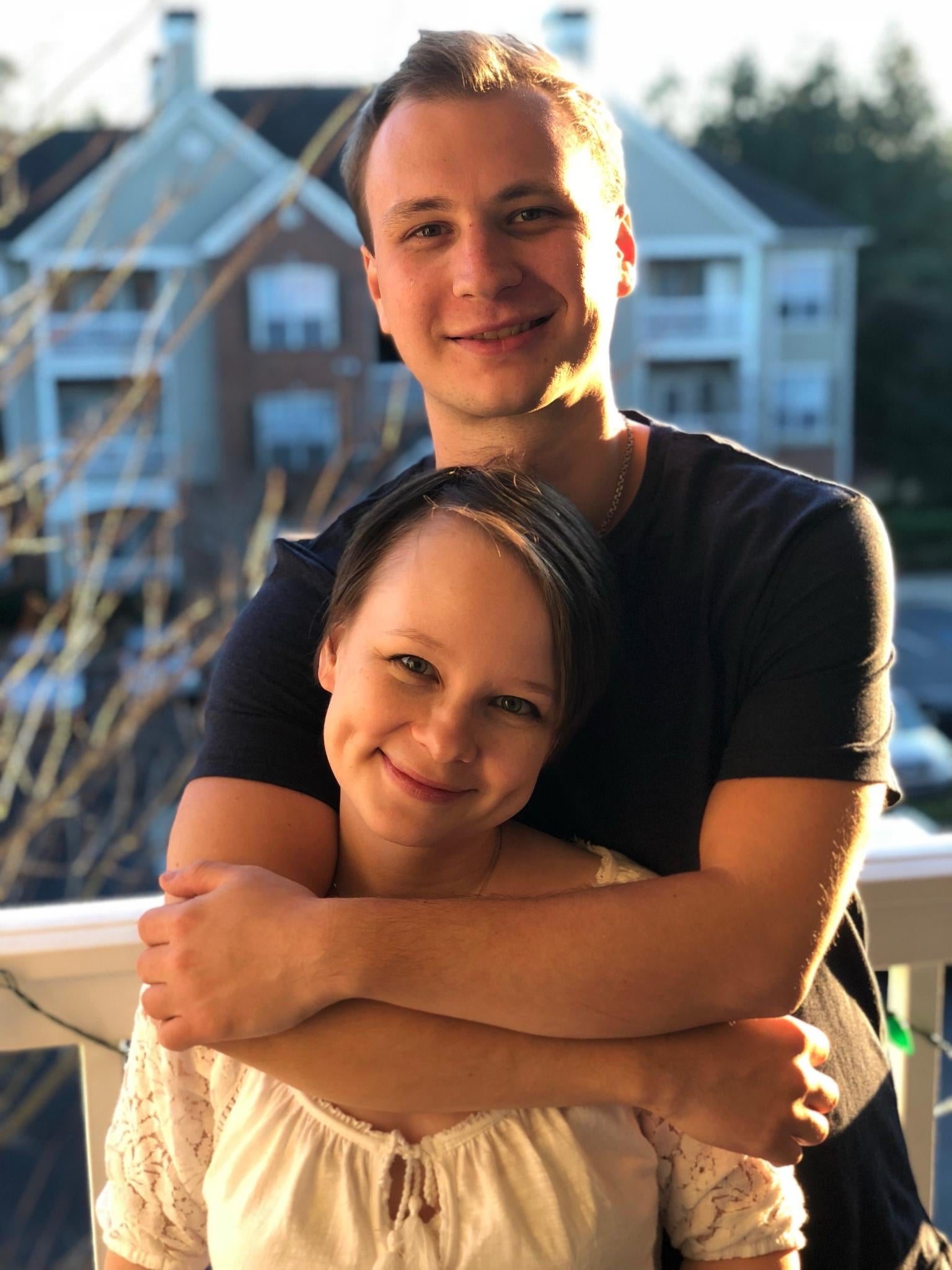This photo provided by the family shows Robert Gilman and his sister, Lexie Hudson (AP)
