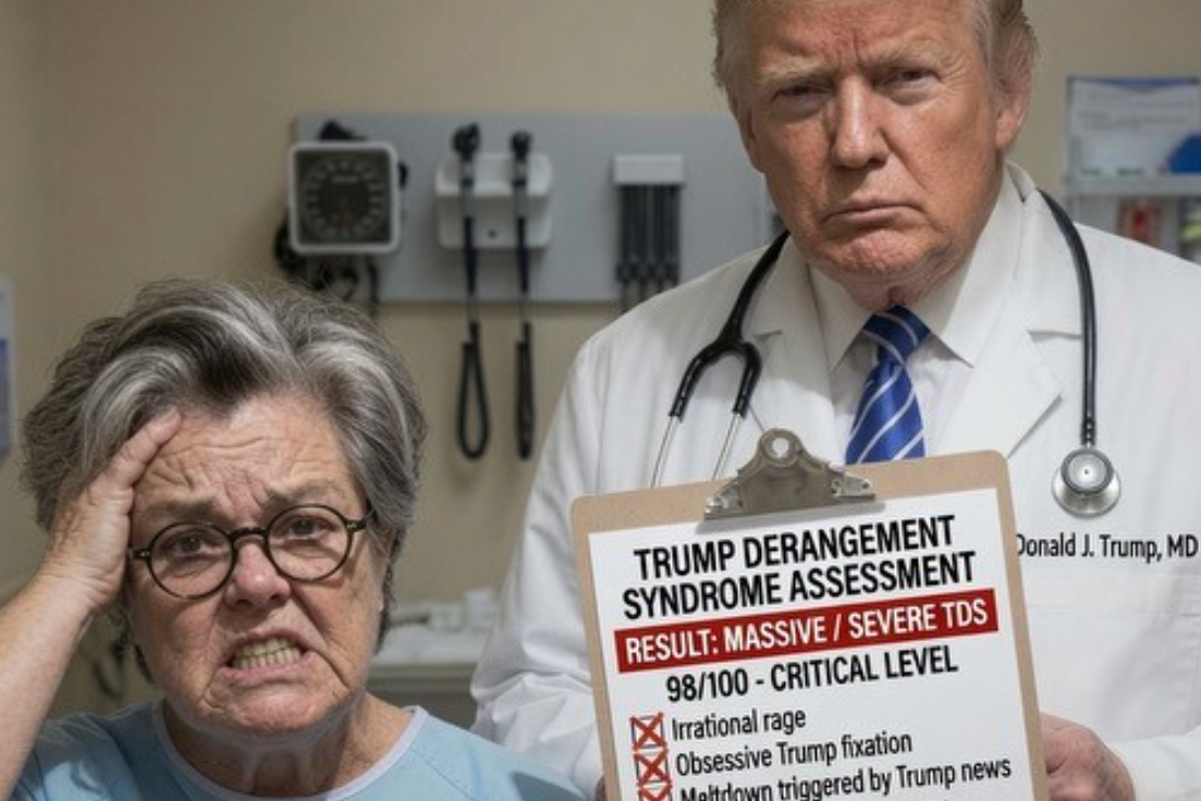 Trump again goes after former talk show host and comedian Rosie O'Donnell, once more posing as a doctor claim she is suffering from 'Trump Derangement Syndrome' (Donald J Trump/Truth Social)
