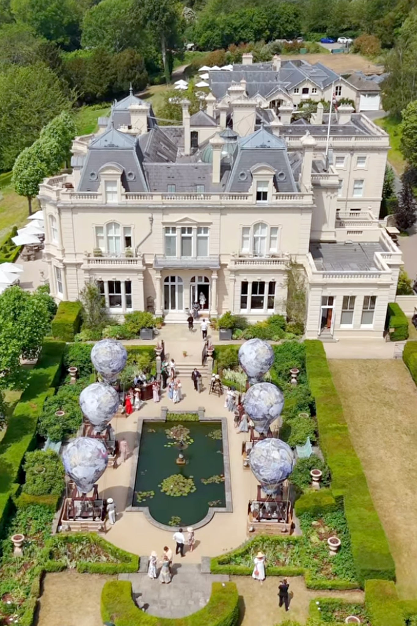 The couple reportedly hired out the whole estate (Beaverbrook Estate/Instagram)