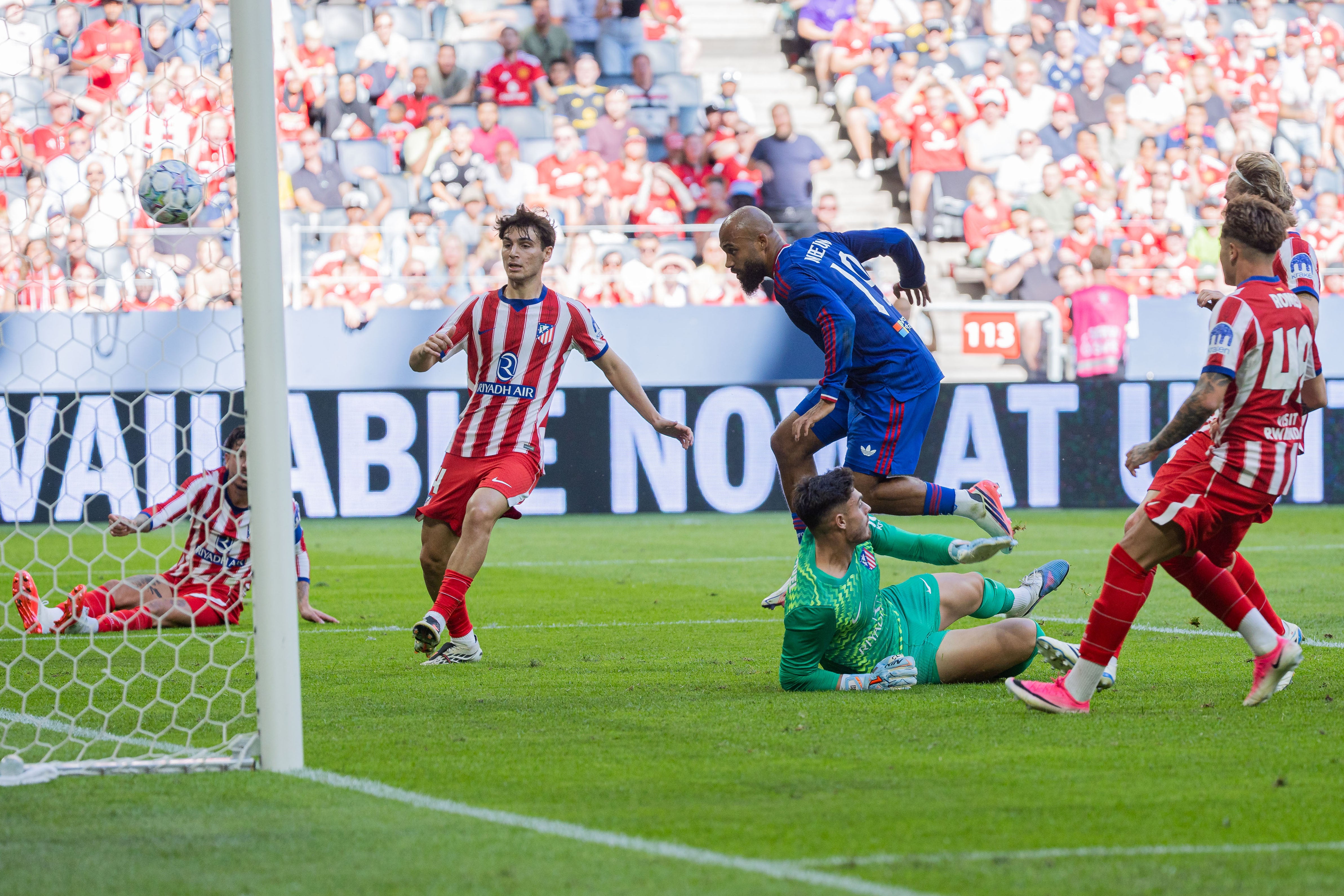 Mbeumo scored the decisive goals against Atletico