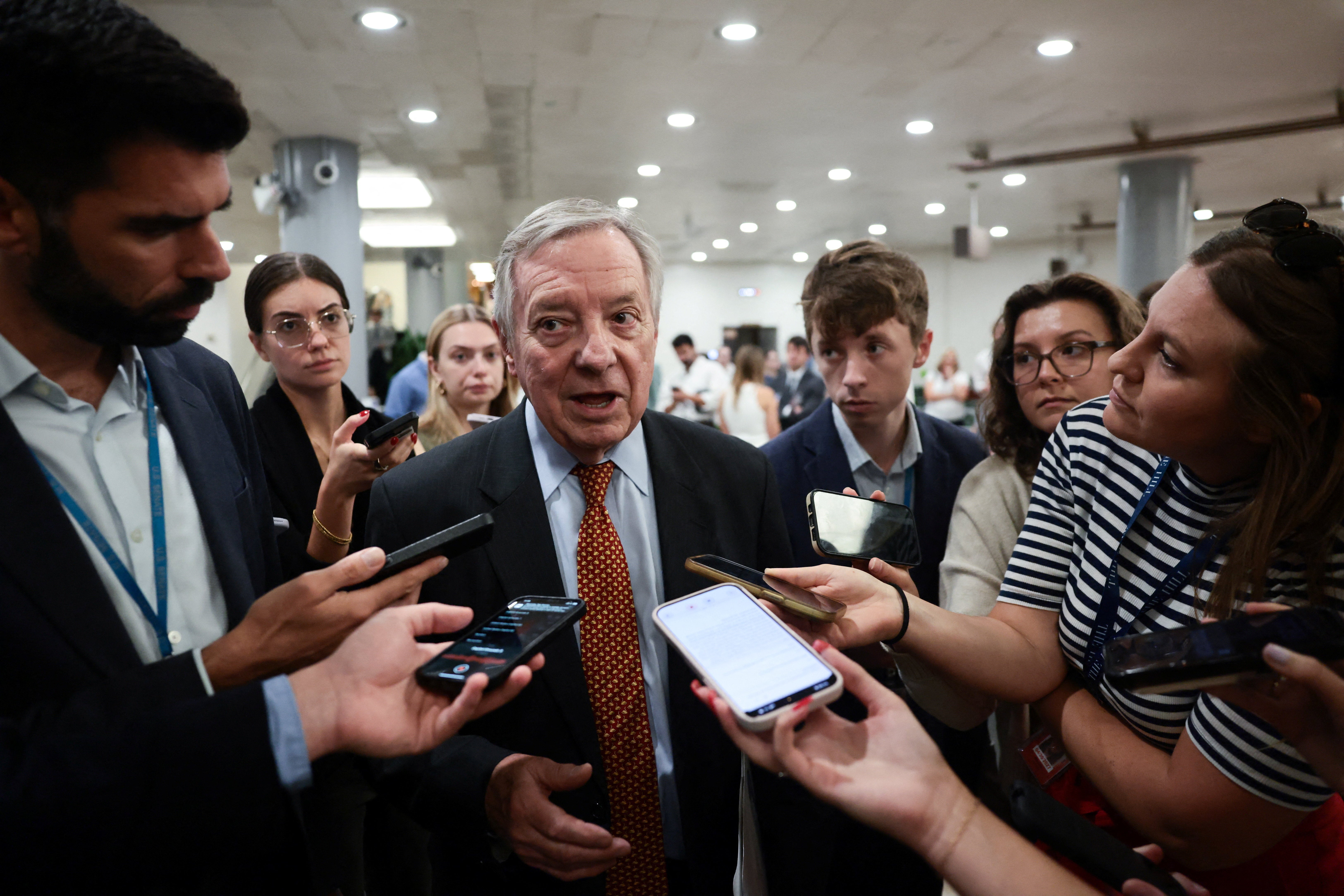 Sen. Dick Durbin, D-Ill., called the confirmation of Attorney General Todd Blanche a serious mistake, warning colleagues that installing a close political ally atop the Department of Justice sets a dangerous precedent