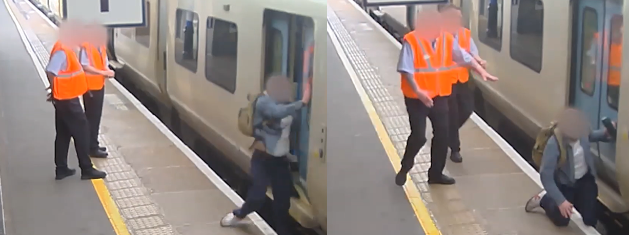Rail company issues warning after rise in falls from platforms