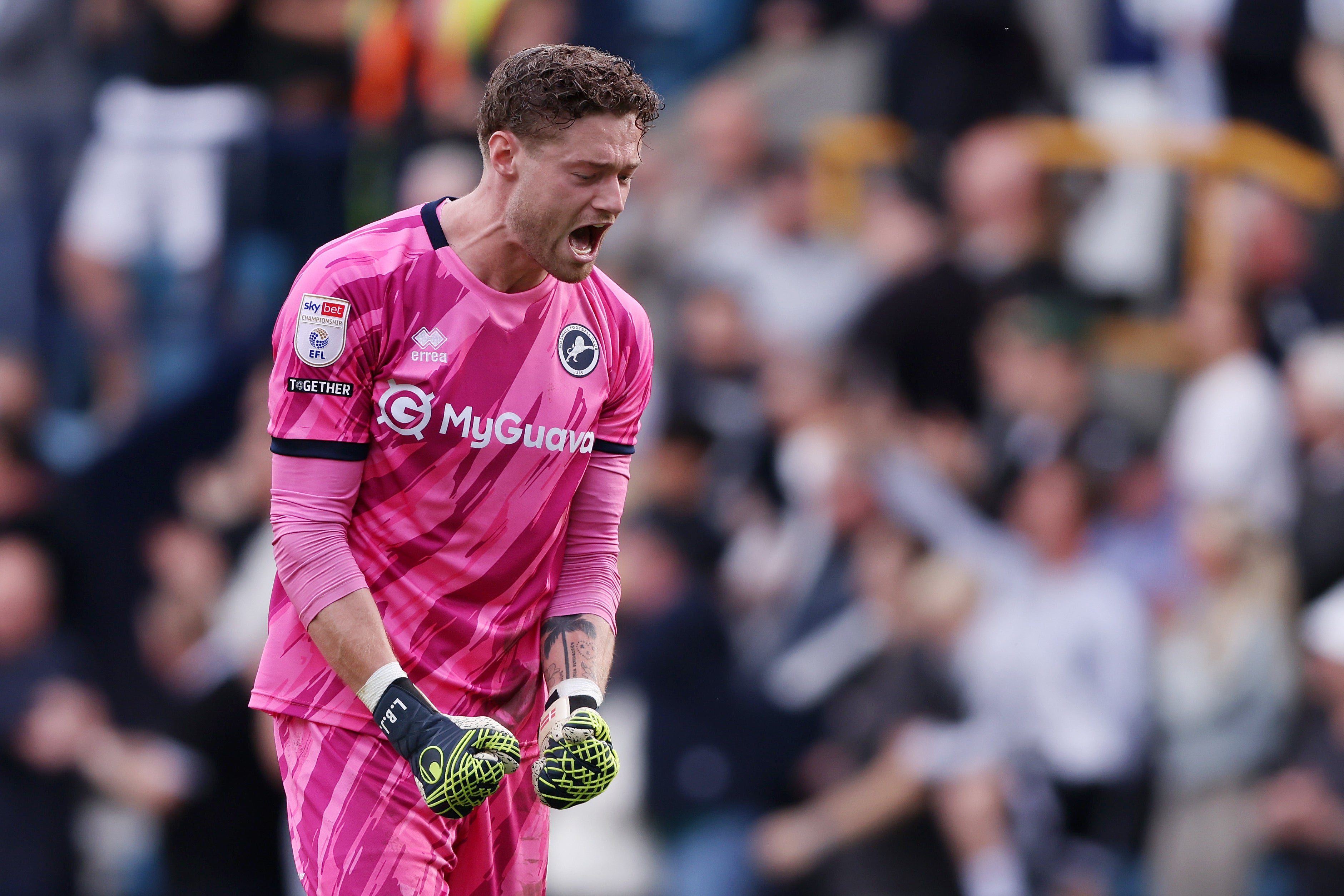 Lukas Jensen saved four penalties in the shootout (Getty)